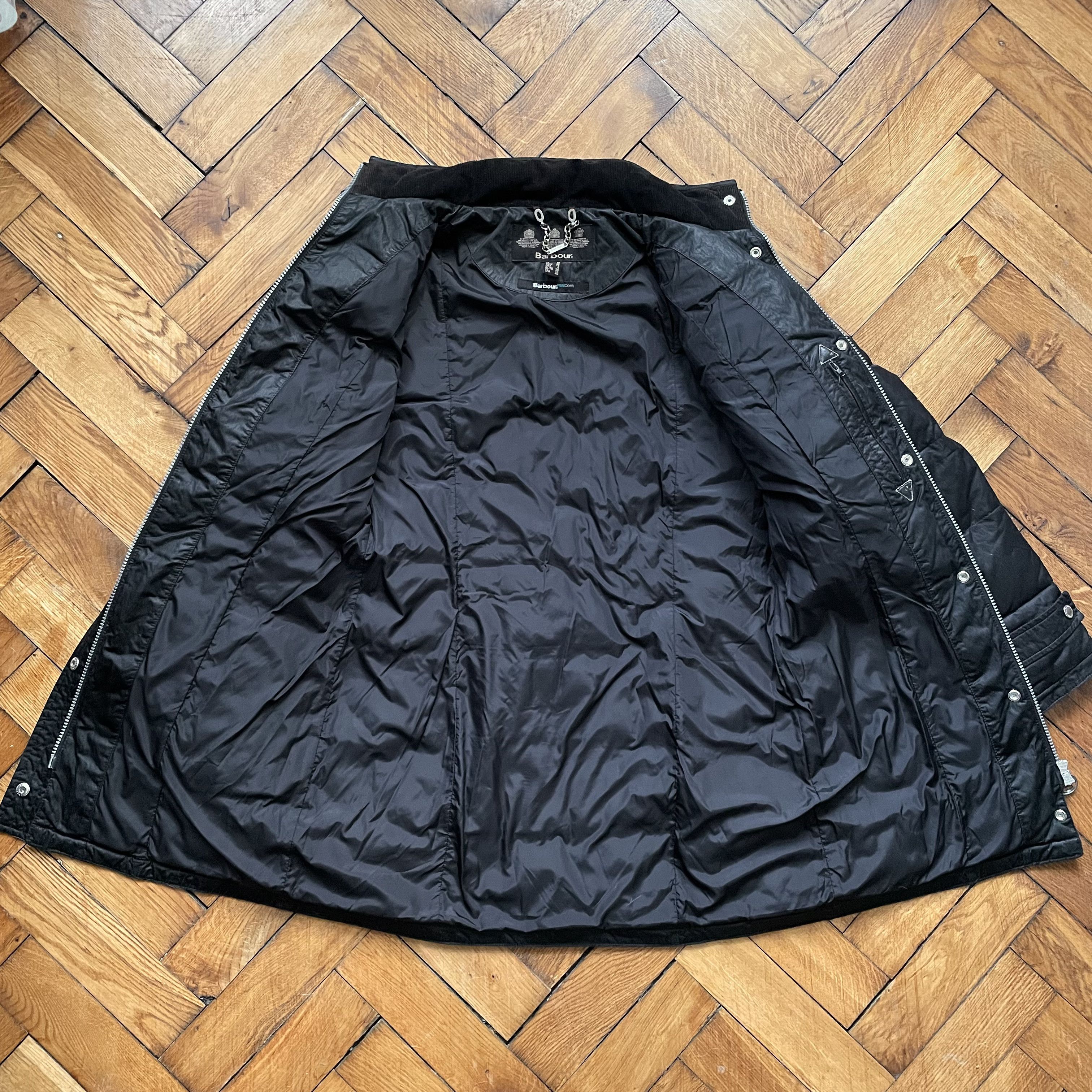 Barbour Barbour Arctic Parka Fibre Down Coat Wax EU 36 Black Size XS / US 0-2 / IT 36-38 - 4 Thumbnail