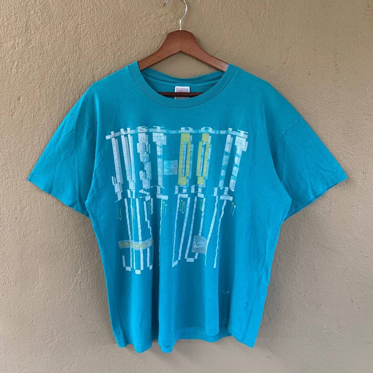 Nike Rare Vintage 90s Nike Grey Tag ‘Just Do It’ Tees Size US XL / EU 56 / 4 - 1 Thumbnail
