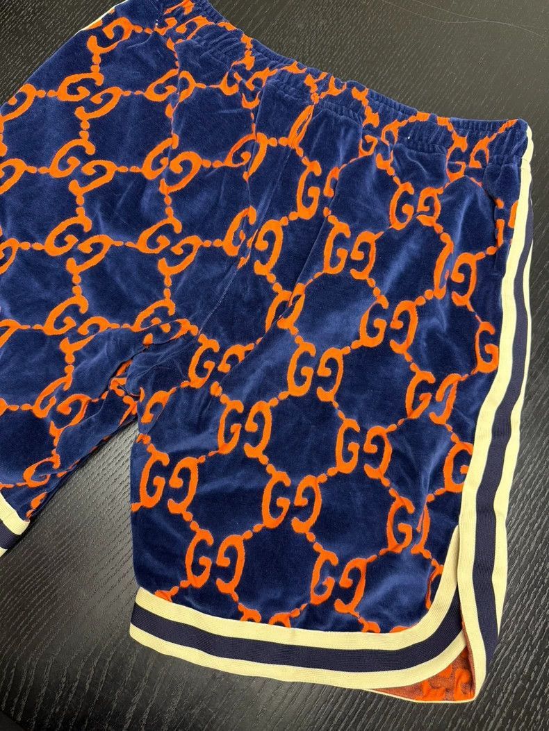 Gucci Gucci GG Velvet Print Basketball Shorts-2505 Size US 32 / EU 48 - 8 Thumbnail