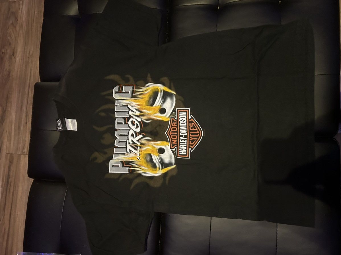 Harley Davidson × Vintage Vintage Harley Davidson tee Size US XL / EU 56 / 4 - 1 Thumbnail
