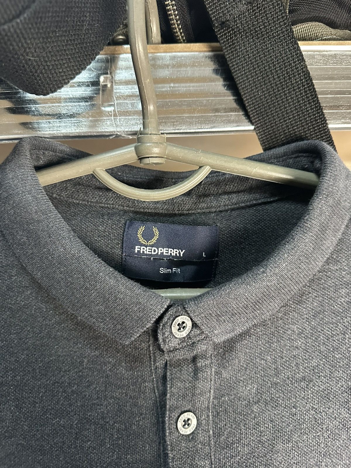 Fred Perry Vintage Fred Perry Gray Polo Shirt Size US L / EU 52-54 / 3 - 5 Thumbnail