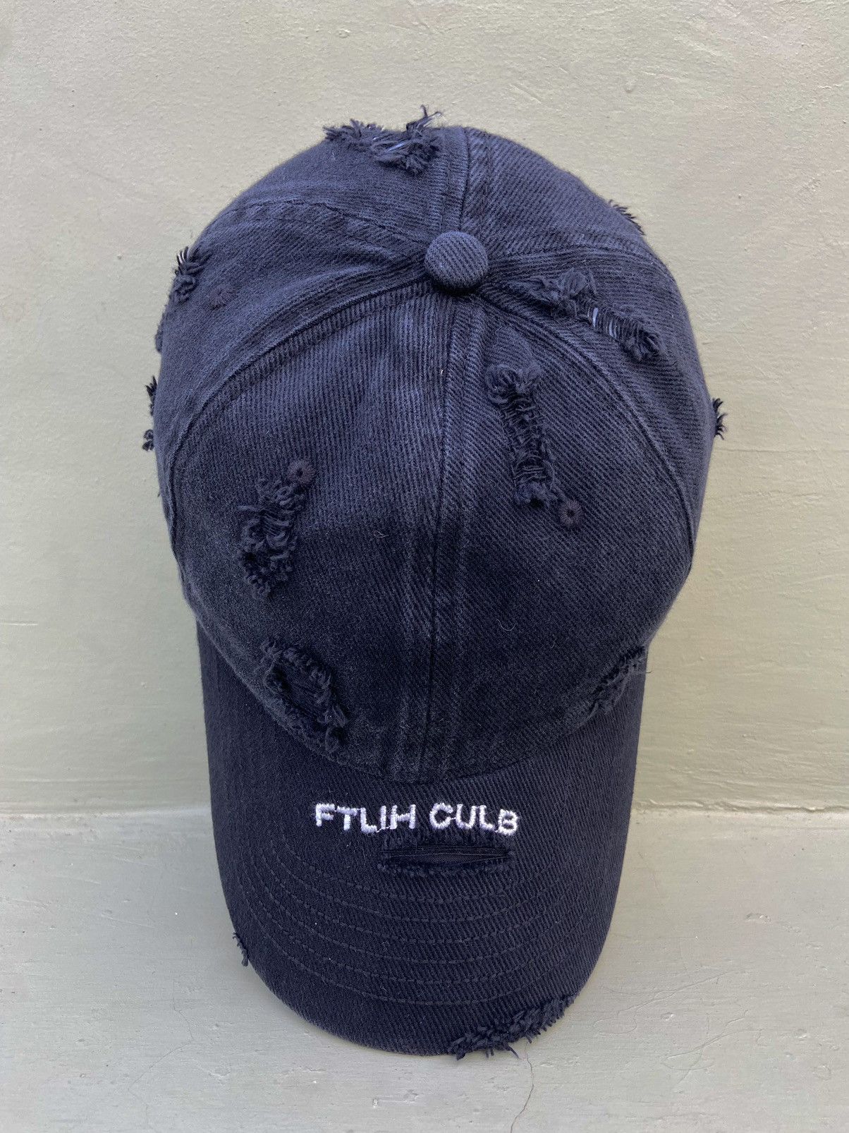 If Six Was Nine 2000s yi jia FTLIH CULB ditsetressed inspired kapital caps Size ONE SIZE - 2 Thumbnail