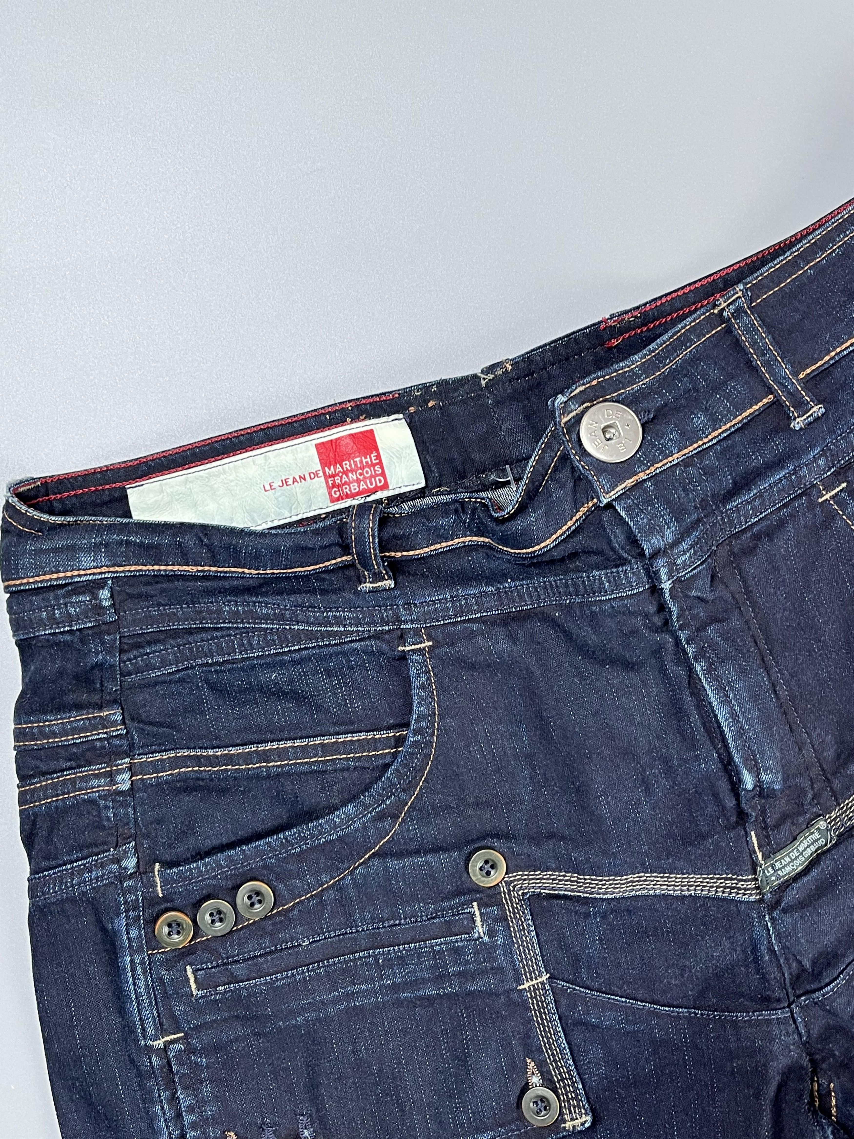 Marithe + Francois Girbaud × Vintage RARE!Marithe Francois Girbaud Vintage Shorts Size 28" / US 6 / IT 42 - 2 Thumbnail