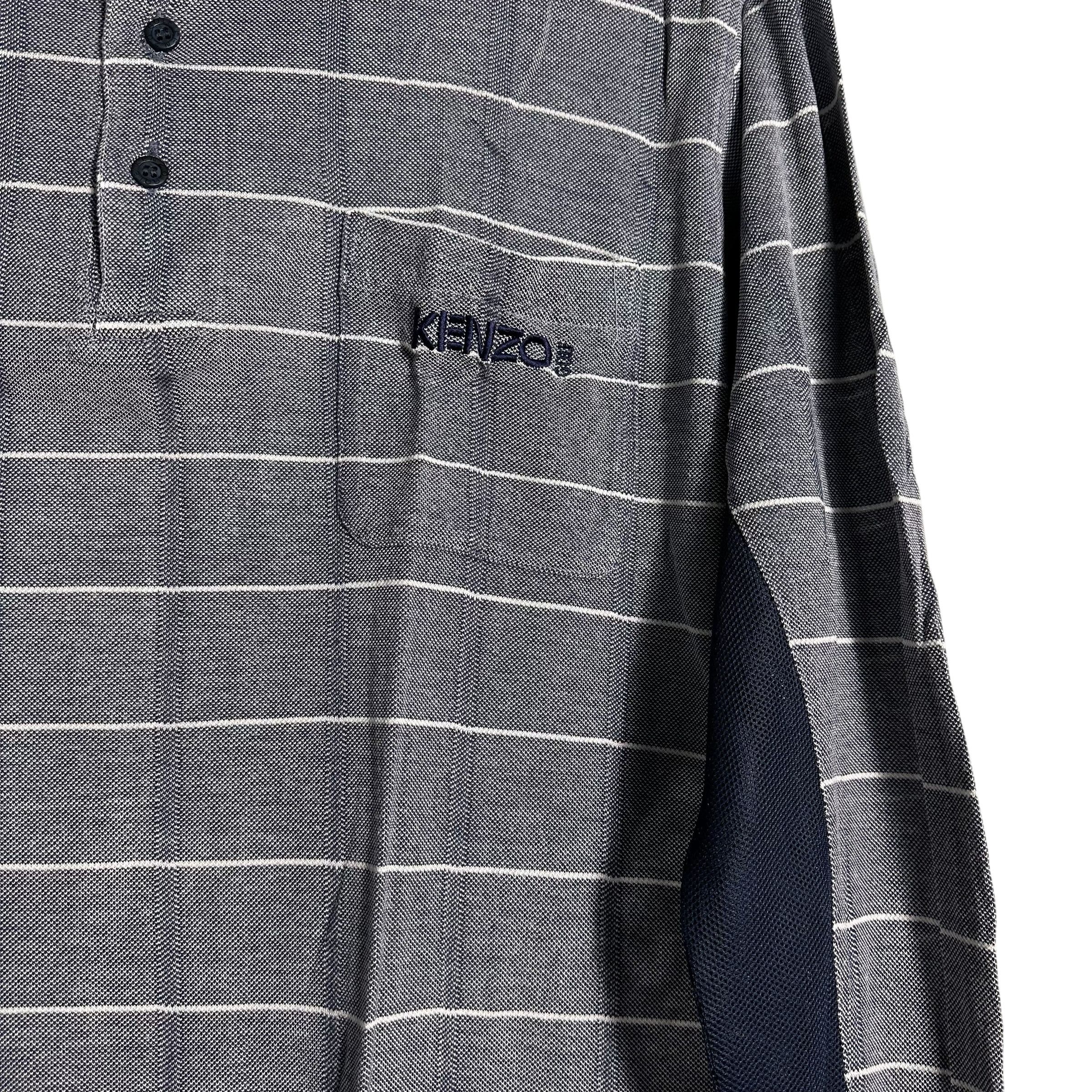 Japanese Brand × Kenzo × Vintage 🔥RARE🔥Vintage Kenzo Golf OVP L/S Polo Shirt Made in Japan Size US L / EU 52-54 / 3 - 3 Thumbnail