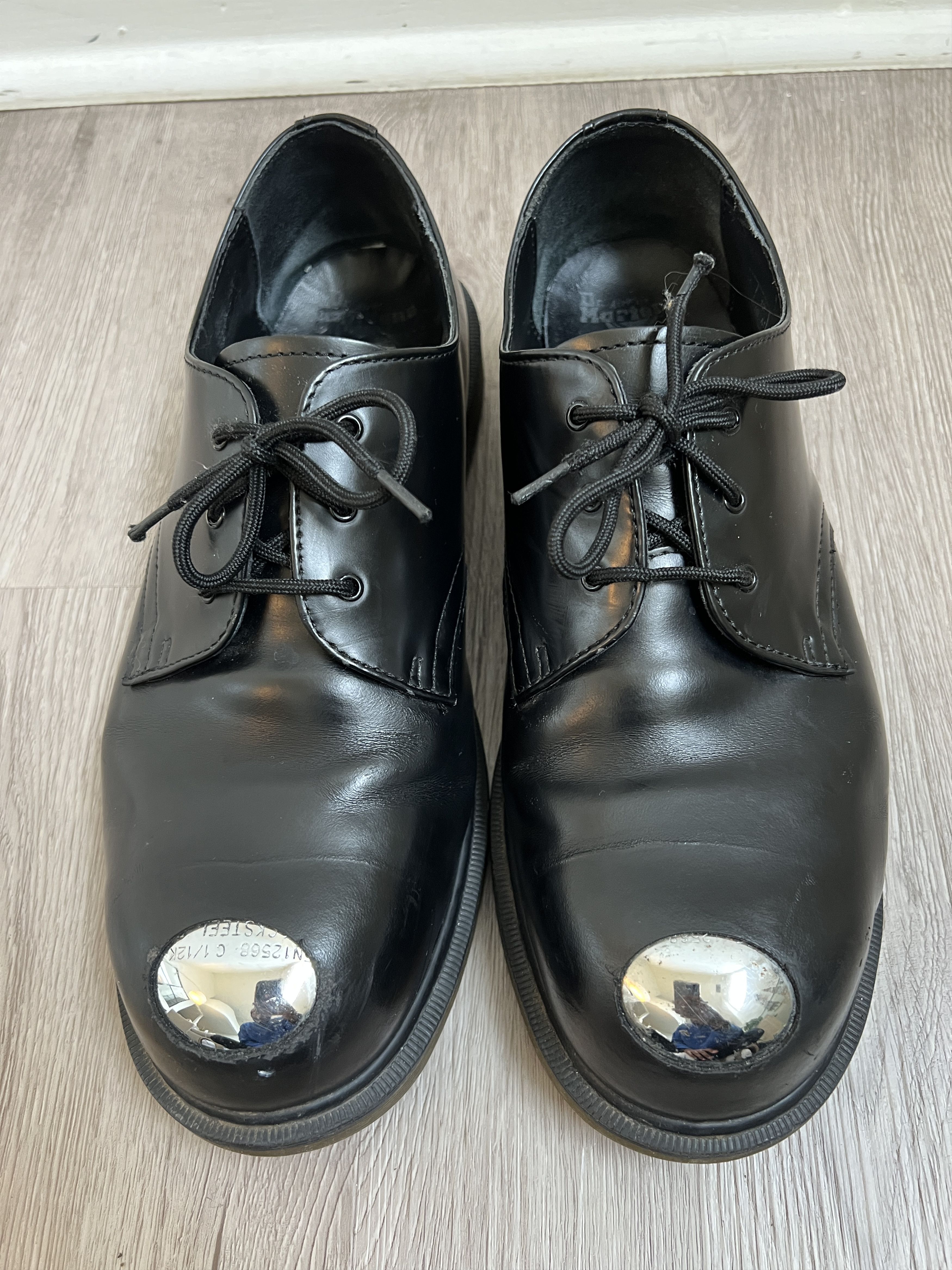 Dr. Martens Exposed Steel Toe Derby Shoes | Grailed