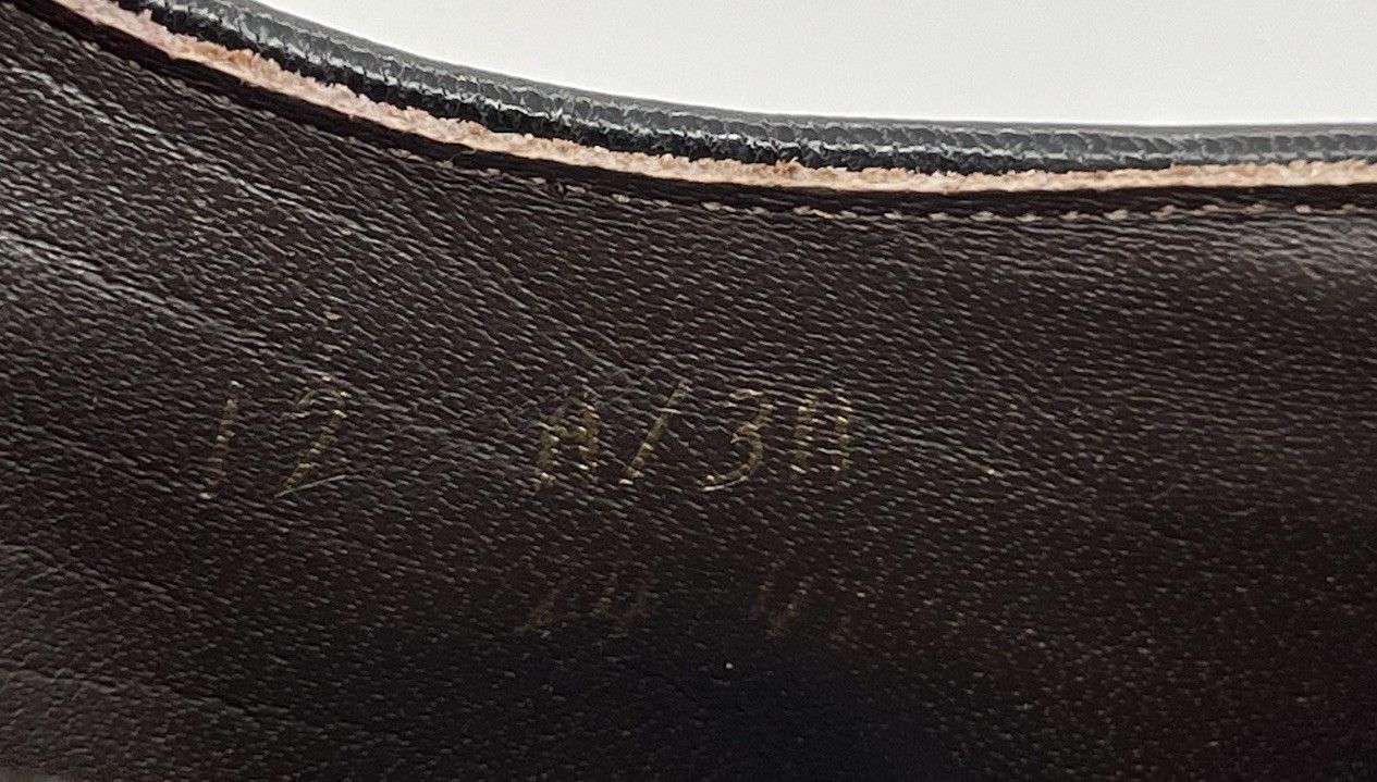 Johnston & Murphy Vintage Johnston & Murphy Aristocraft Oxblood Cordovan 12AAA Size US 12 / EU 45 - 11 Thumbnail