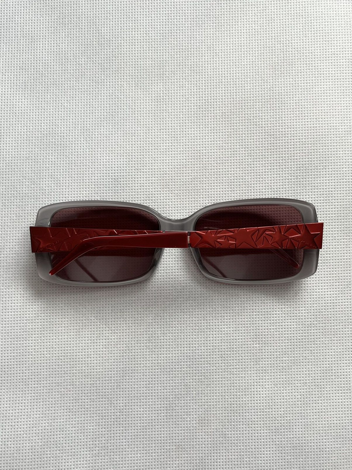 Mugler × Thierry Mugler Mugler Red Stars Sunglasses Avant Garde Size ONE SIZE - 6 Thumbnail