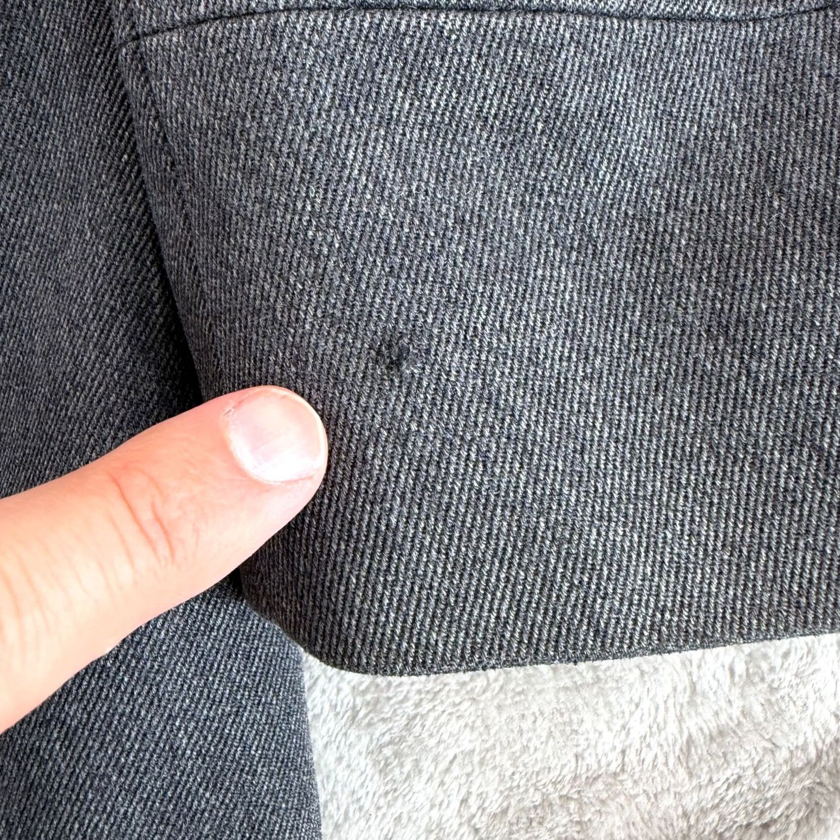 Banana Republic Banana Republic Pea Coat Jacket in Grey Wool Blend Men XL Size US XL / EU 56 / 4 - 5 Thumbnail