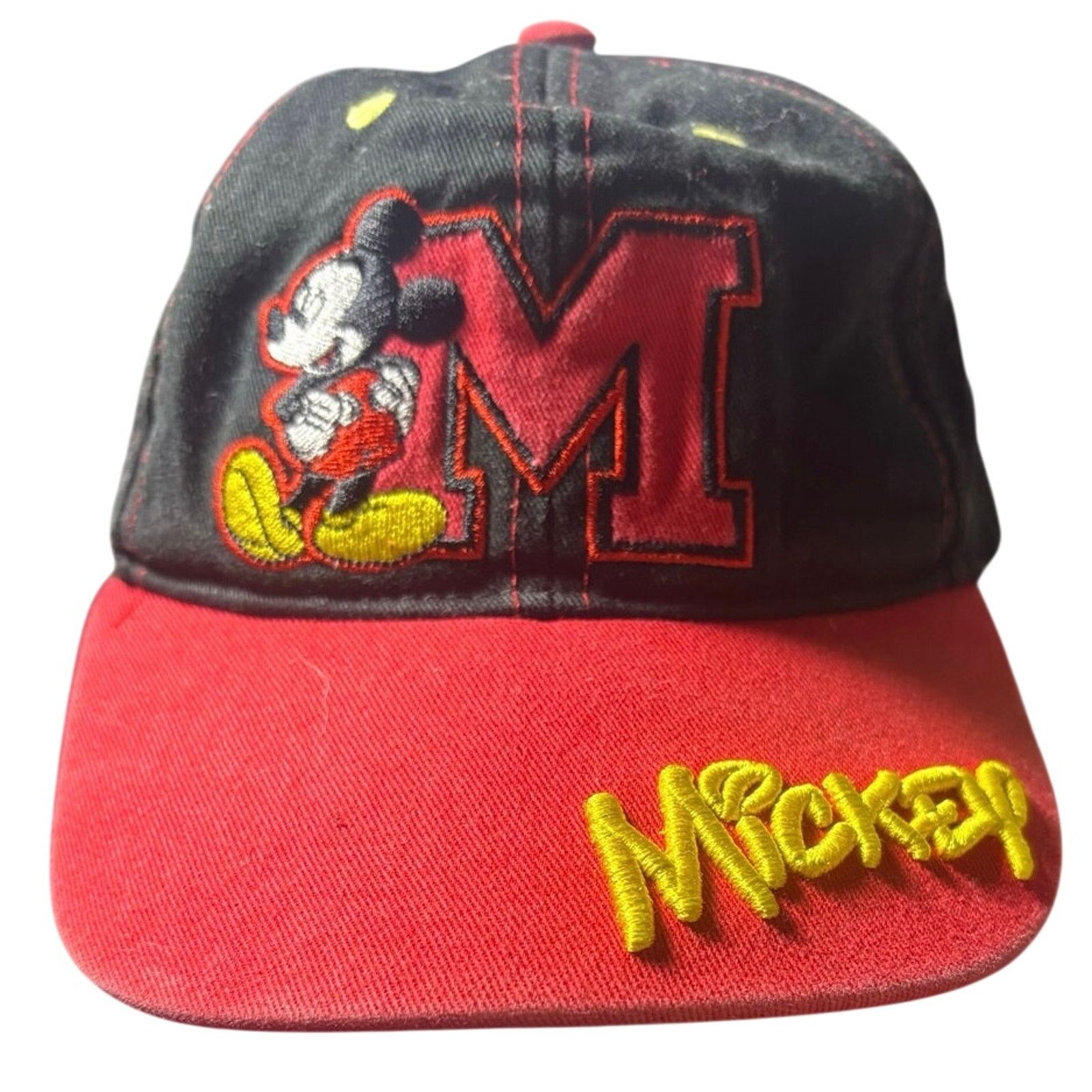 Disney Red Mickey Mouse Kids Hat Size ONE SIZE - 1 Thumbnail