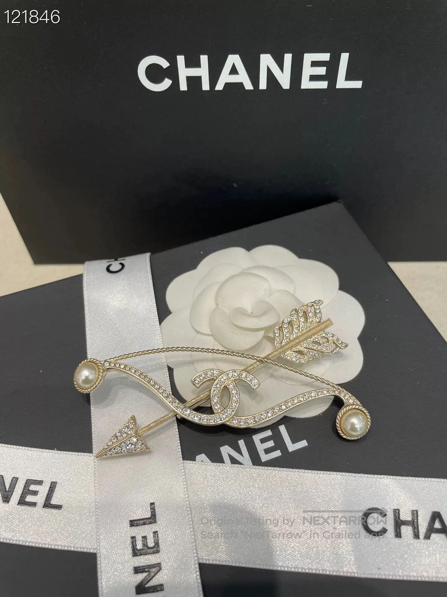 Chanel Chanel Cupid's Arrow Brooch. Size ONE SIZE - 2 Thumbnail