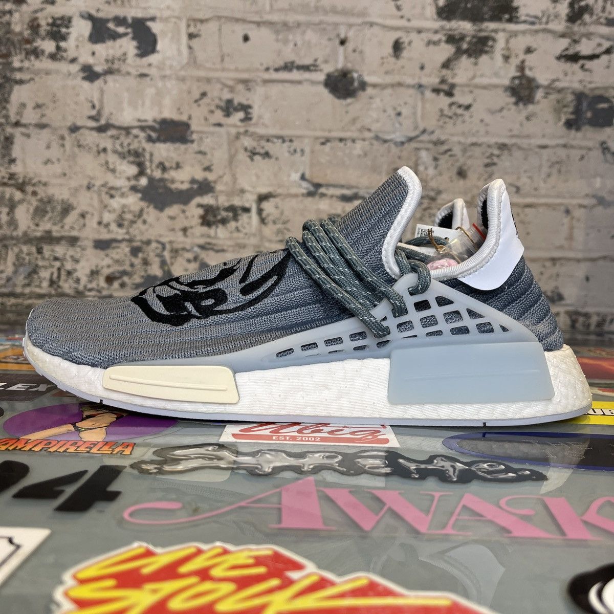 adidas gazelle silver green womens adidas Originals x Pharrell Williams HU NMD main image 1
