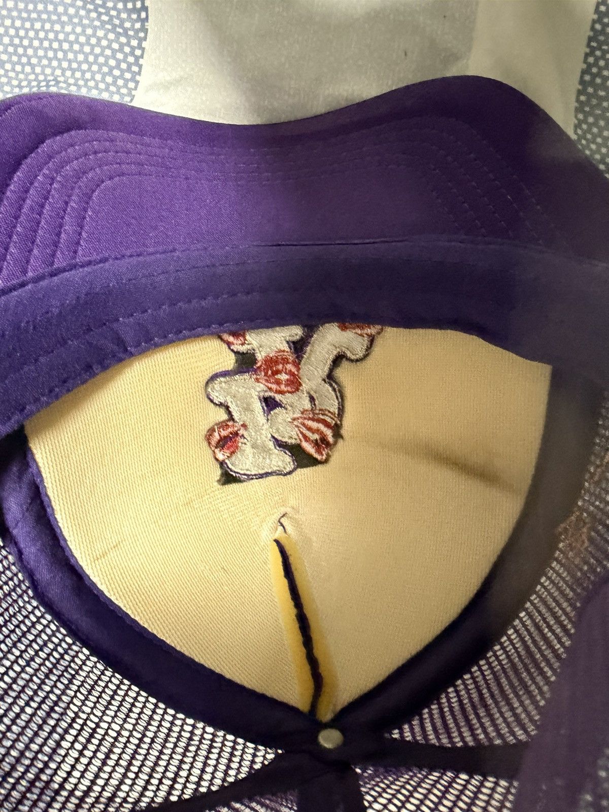 LaRopa La Ropa Purple Trucker Hat Size ONE SIZE - 6 Thumbnail
