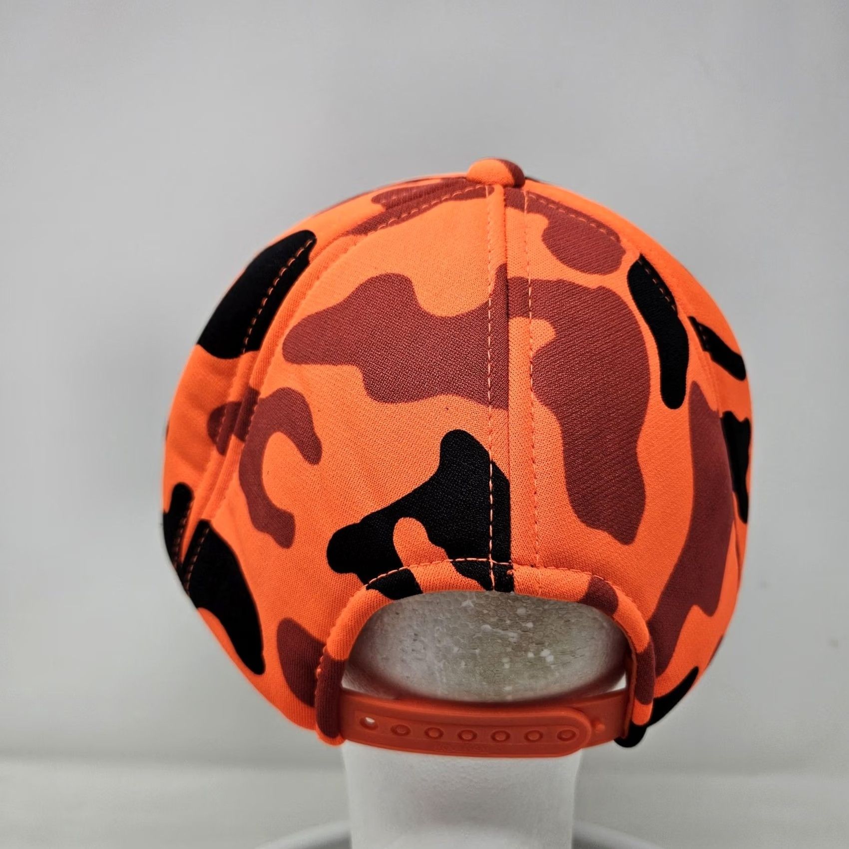 Vintage VINTAGE YoungAn Hat Co. Hat Cap Snap Back One Size Orange Camo Hunting Mens Outdoor 90s Snapback Hat Size ONE SIZE - 4 Thumbnail