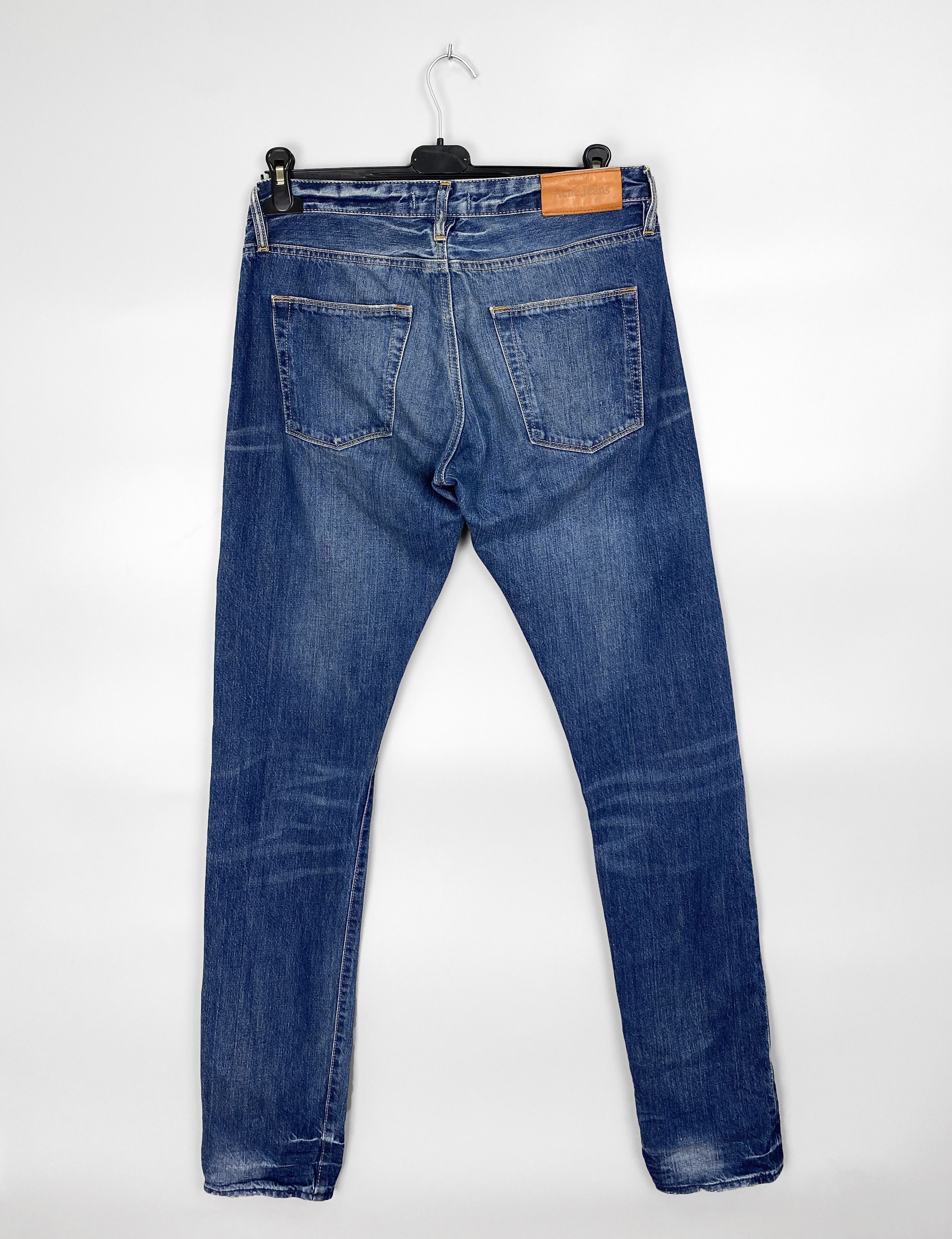 Acne Studios Acne Jeans Hug Lost Denim Jeans Leather Patch W28 L34 Size US 28 / EU 44 - 6 Thumbnail
