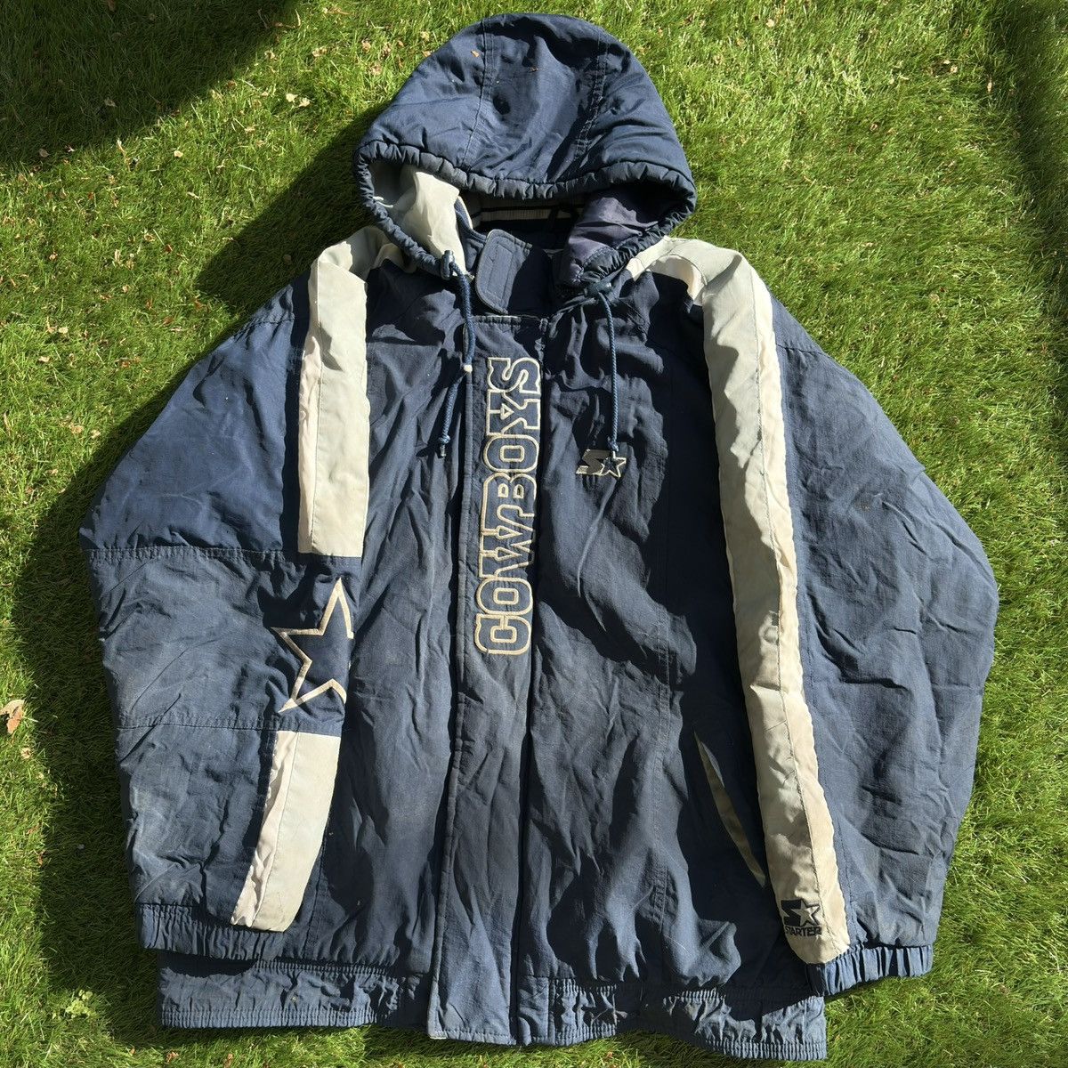 Starter Vintage Starter Dallas Cowboys NFL Pro Line Puffer Jacket Size US L / EU 52-54 / 3 - 1 Thumbnail