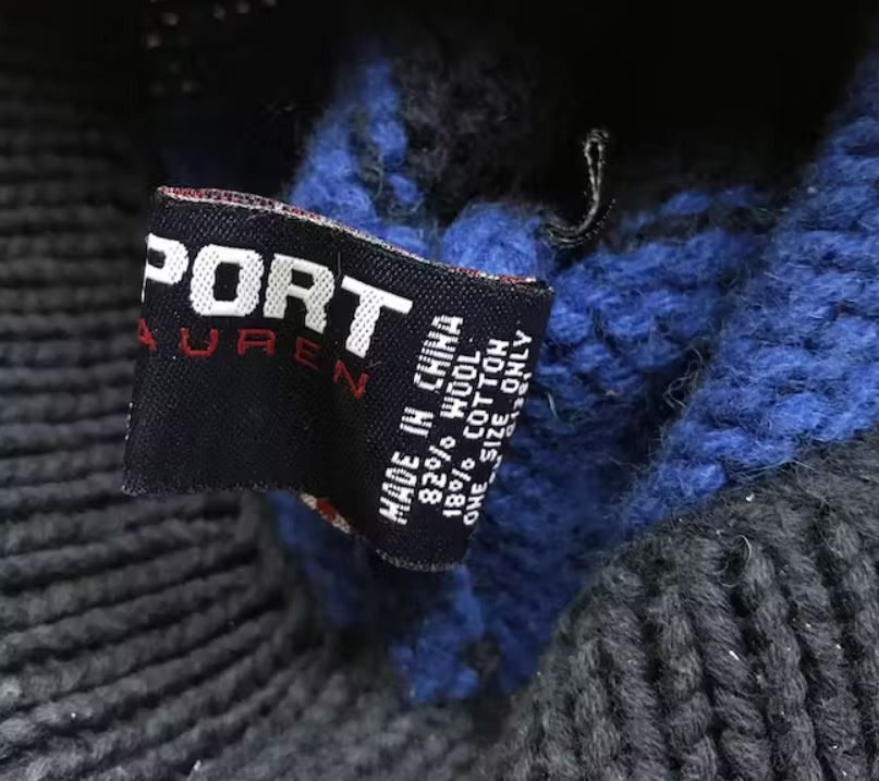 Polo Ralph Lauren POLO RALPH LAUREN - 90s POLO SPORT P.S.R.L USA FLAG Beanie Size ONE SIZE - 9 Thumbnail