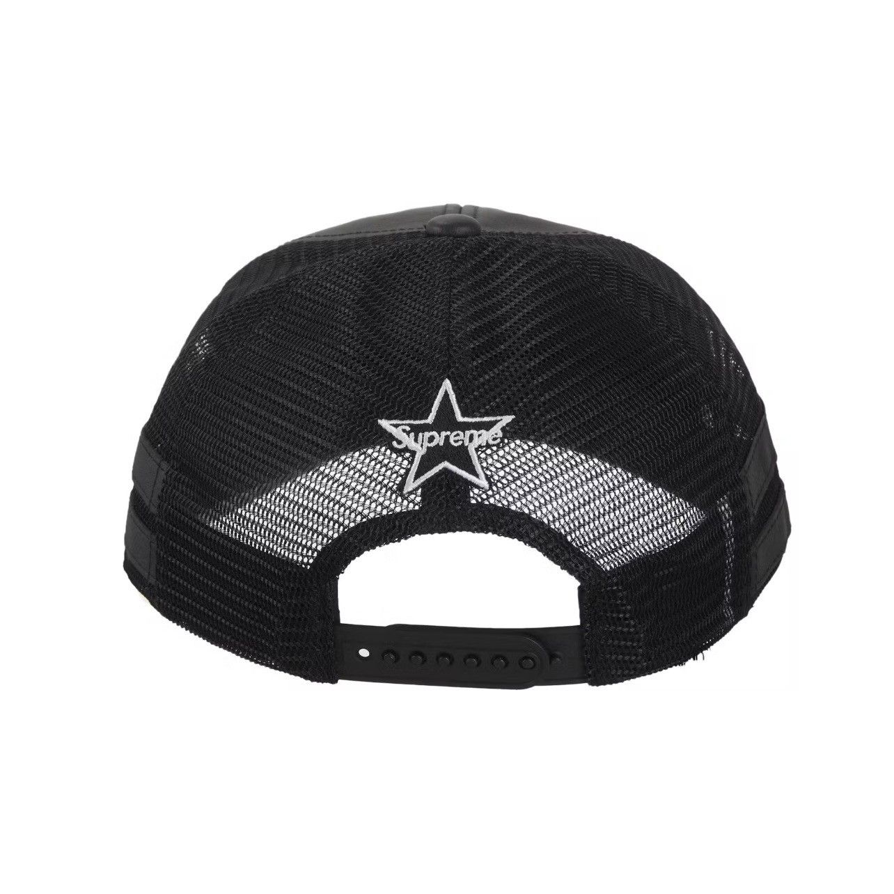 Supreme × Vanson Leathers Supreme Vanson Leathers Mesh Back 6-panel Black Hat size: OS Size ONE SIZE - 2 Thumbnail