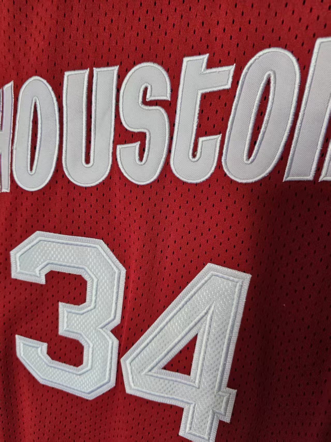 NBA Hakeem Olajuwon Houston Rockets 34 Double Stitched Size US XL / EU 56 / 4 - 3 Thumbnail