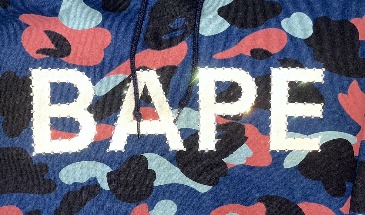 Bape Bape Swarovski Hoodie Size US M / EU 48-50 / 2 - 2 Thumbnail