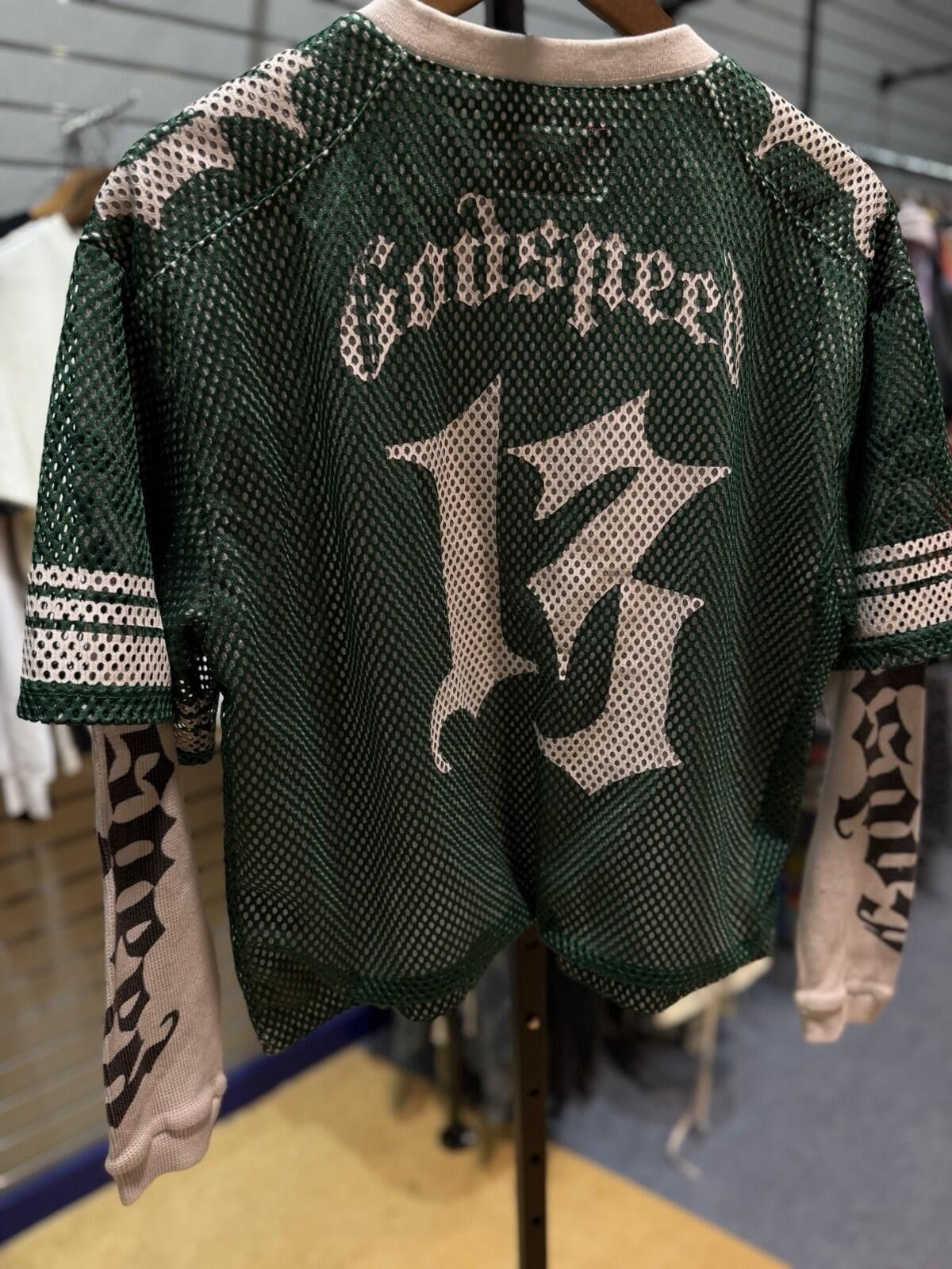 Godspeed God Speed TD Green Yellow White Layered jersey Size (Small) Size ONE SIZE - 8 Thumbnail