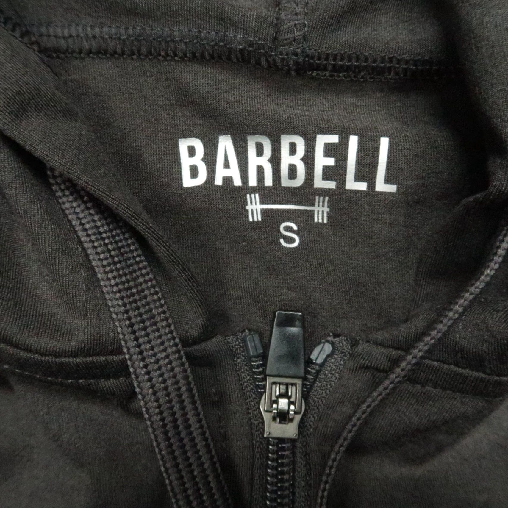 Vintage Barbell Apparel Hoodie Small Gray Full Zip Pockets Athletic Fitness Mens Size US S / EU 44-46 / 1 - 3 Thumbnail
