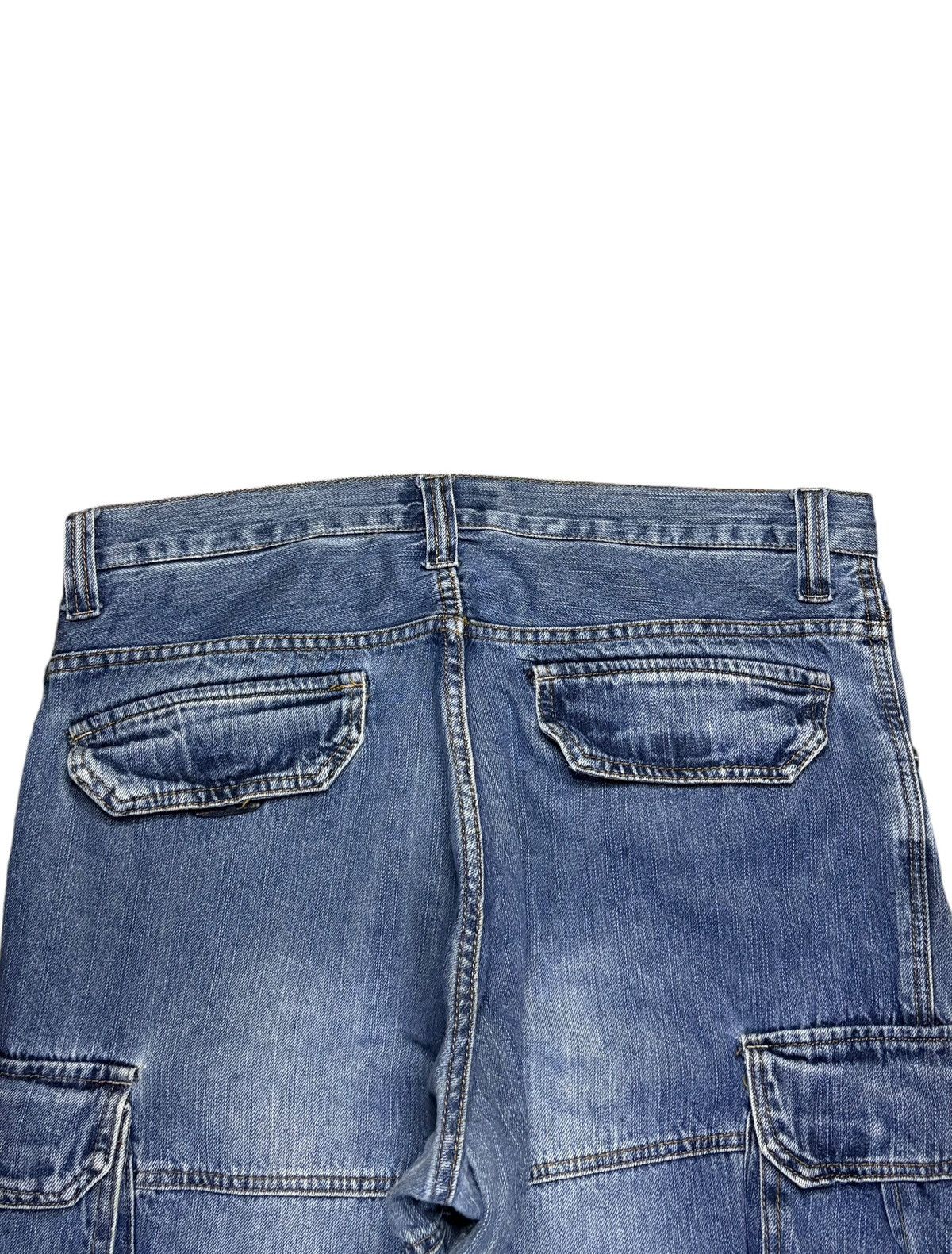 Japanese Brand Vintage Japanese Brand Mud Wash Baggy Cargo Jeans Size US 34 / EU 50 - 9 Thumbnail