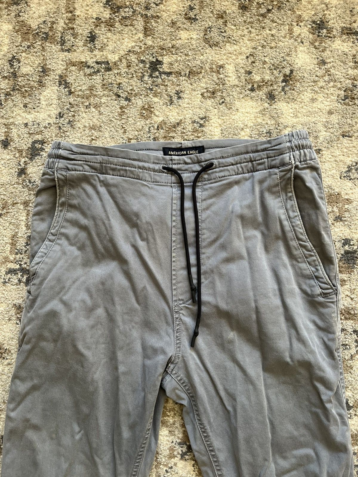 American Eagle Outfitters American Eagle Gray Zipper Bottom Joggers Size US 28 / EU 44 - 2 Thumbnail