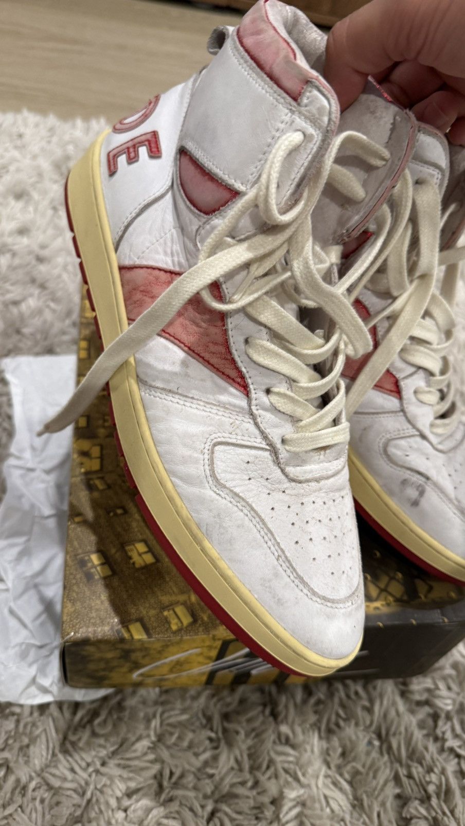 Rhude Rhude Rhecess red sz 10 Size US 10 / EU 43 - 2 Thumbnail