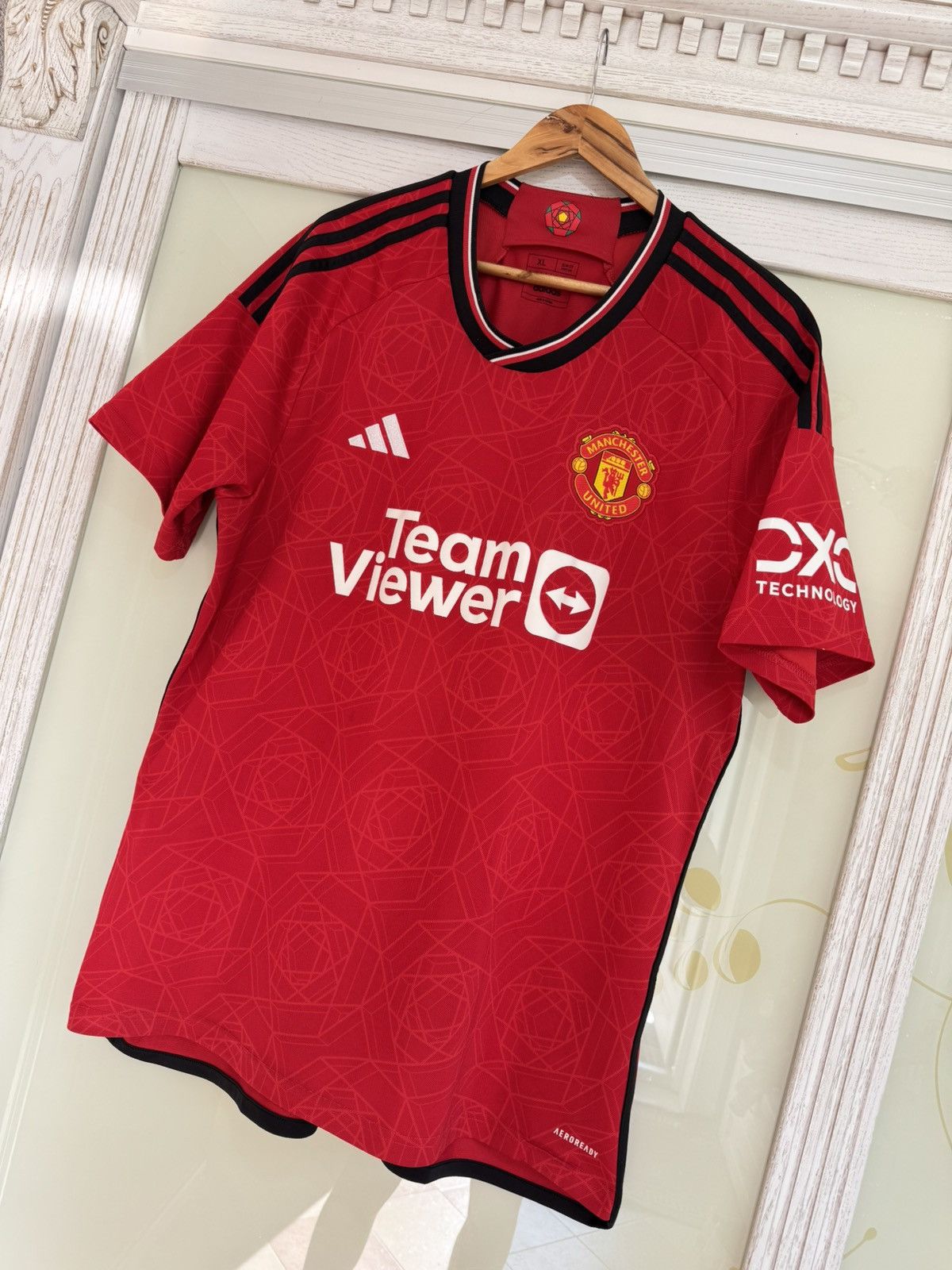Adidas Manchester United 2023-2024 Home Soccer Jersey Football Kit Size US XL / EU 56 / 4 - 3 Thumbnail
