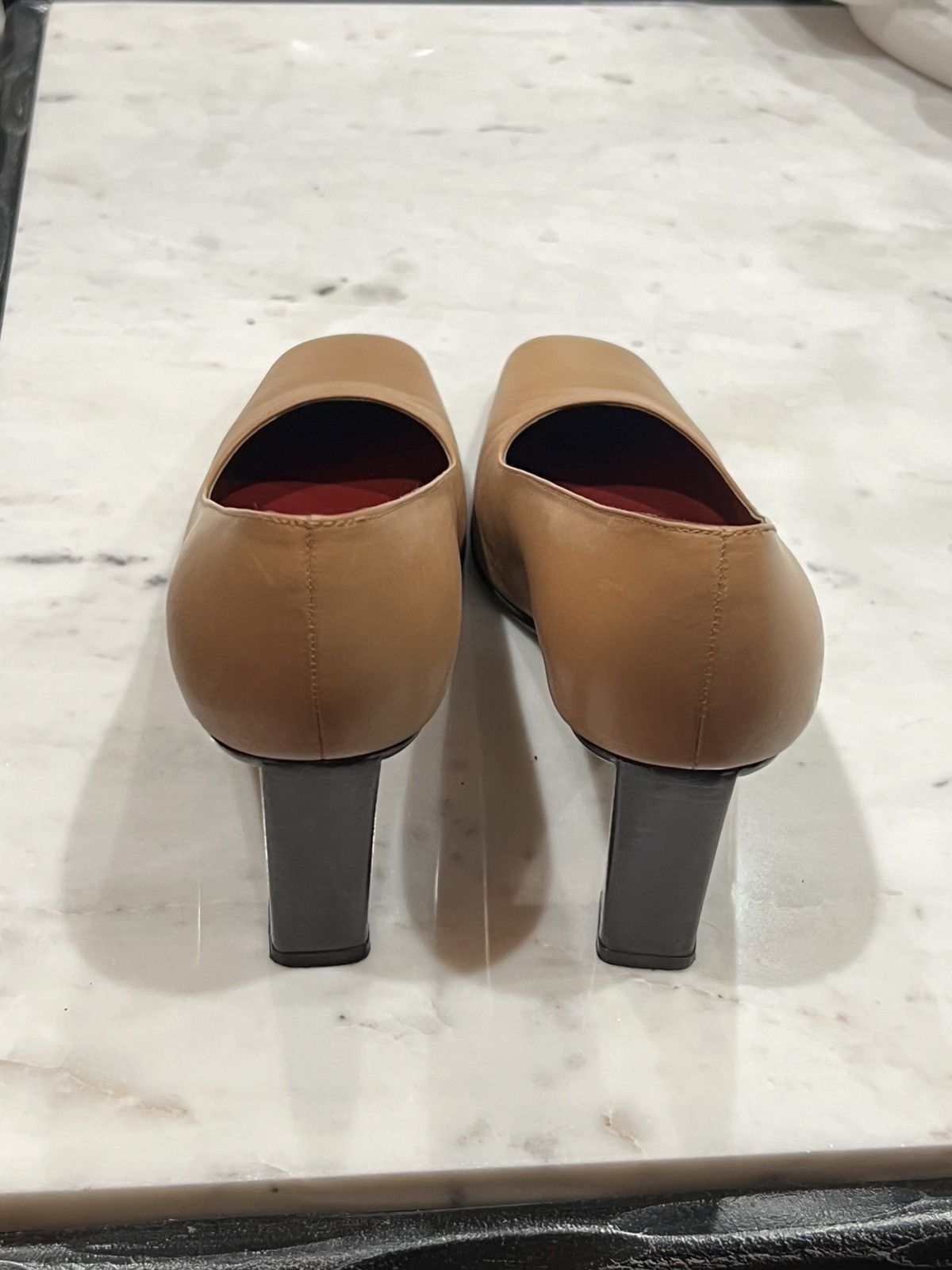 Ralph Lauren Lauren Ralph Lauren Tan Heels Size US 5 / IT 35 - 4 Thumbnail