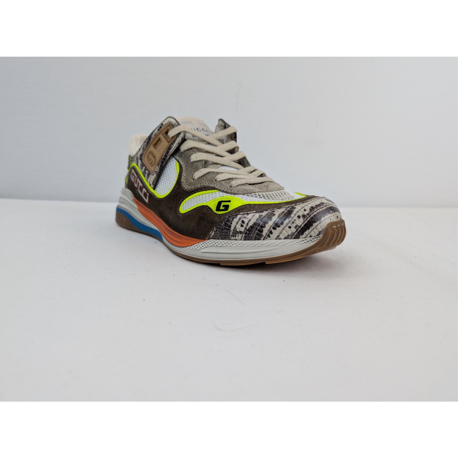 Gucci o1rshd1 Ultrapace Low-Top Sneaker Rock Tejus Printed / Brown Size US 8.5 / EU 41-42 - 2 Thumbnail