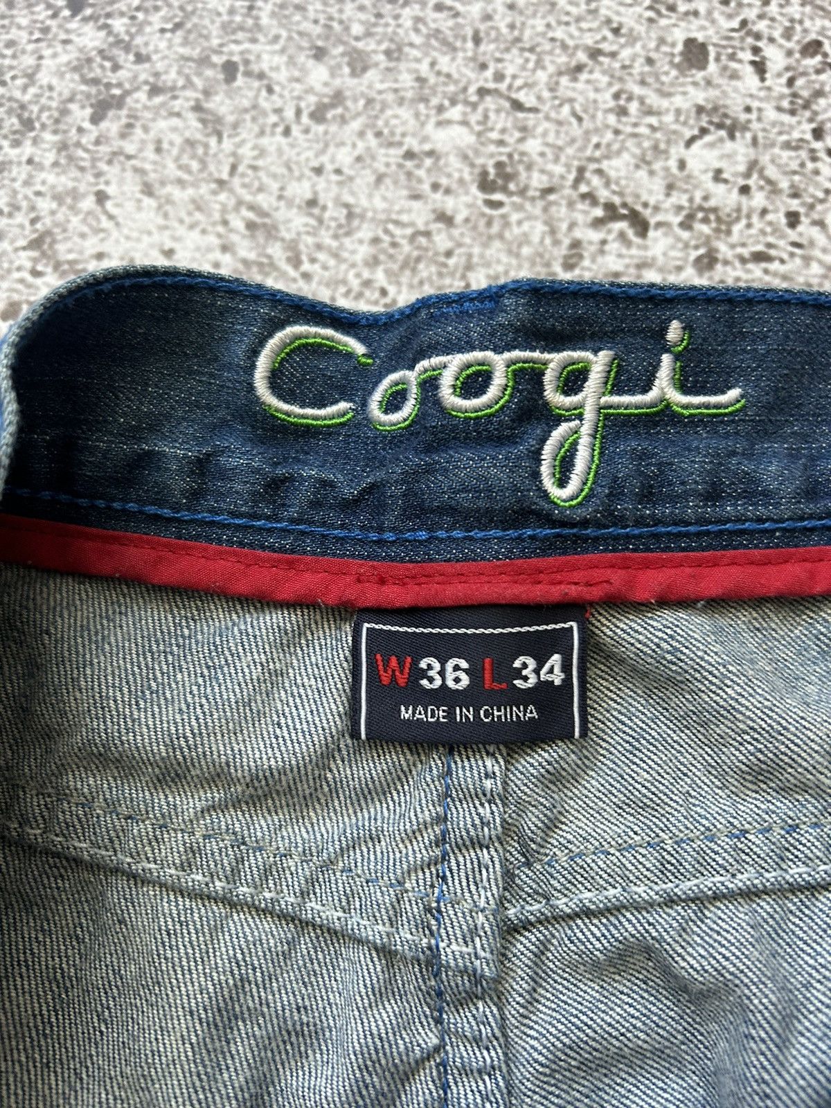 Coogi × JNCO × Vintage Crazy Vintage Y2K Coogi embroidered logo baggy jeans hype Size US 40 / EU 56 - 16 Thumbnail