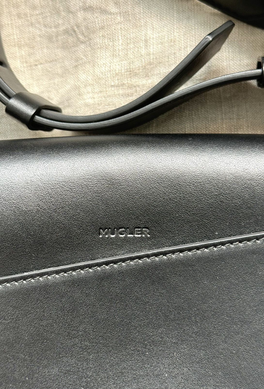 Mugler Mugler black leather bag Size ONE SIZE - 3 Thumbnail
