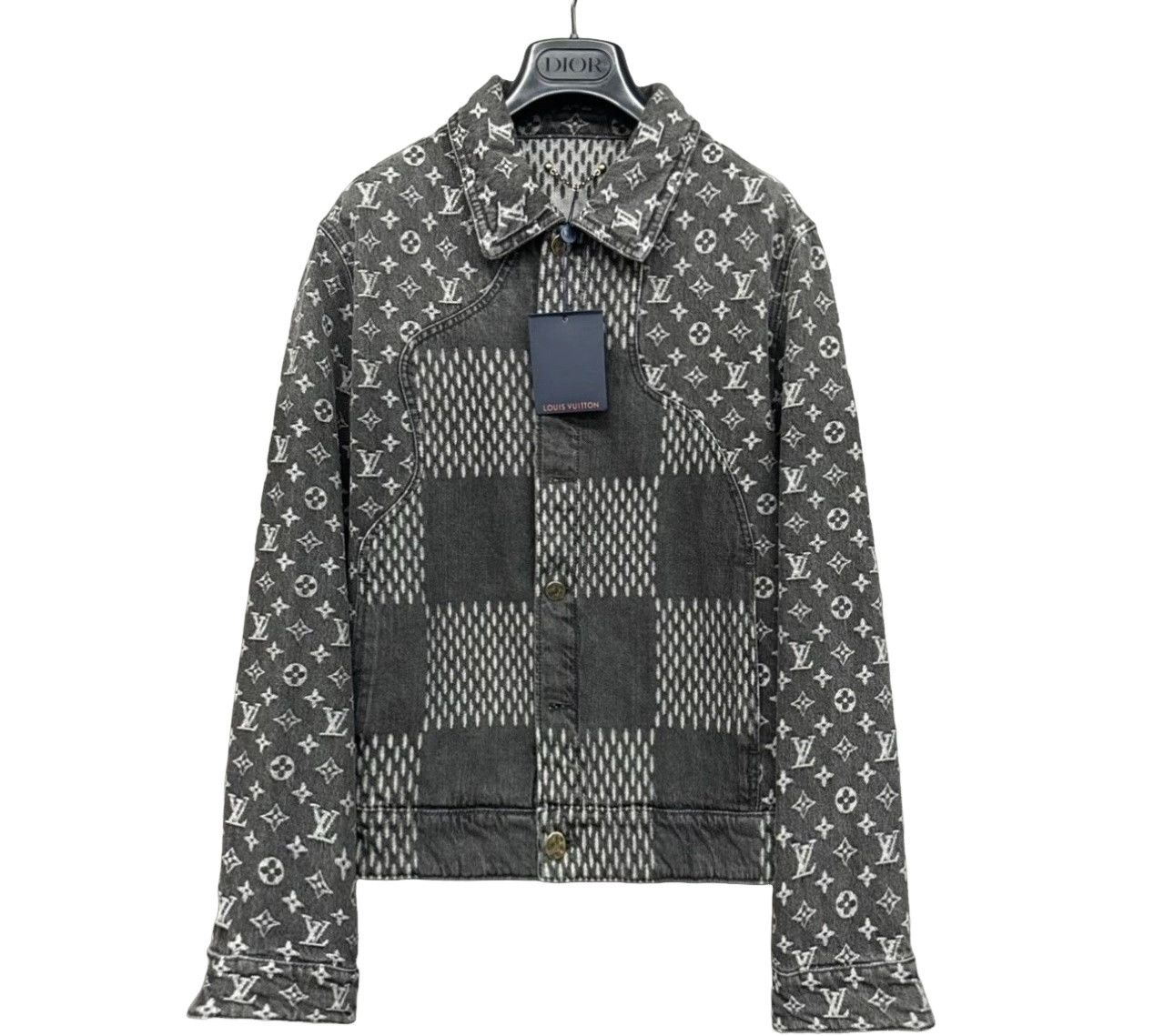 Louis Vuitton Louis Vuitton Monogram Patchwork Denim Jacket 46 Size US S / EU 44-46 / 1 - 1 Thumbnail