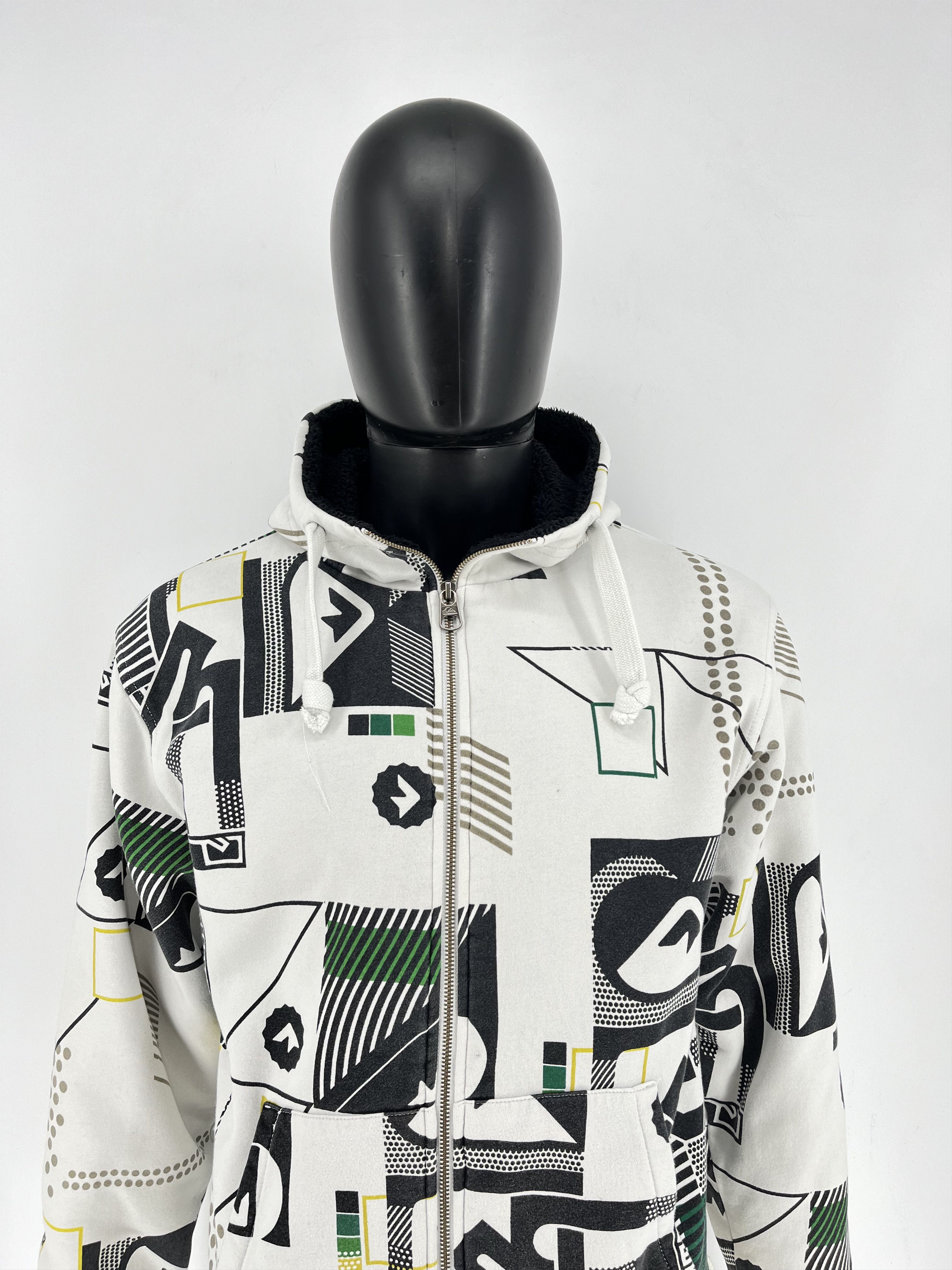Japanese Brand × Quiksilver Quiksilver Sherpa Lined Zip Hoodie Adult Medium Size US M / EU 48-50 / 2 - 1 Thumbnail