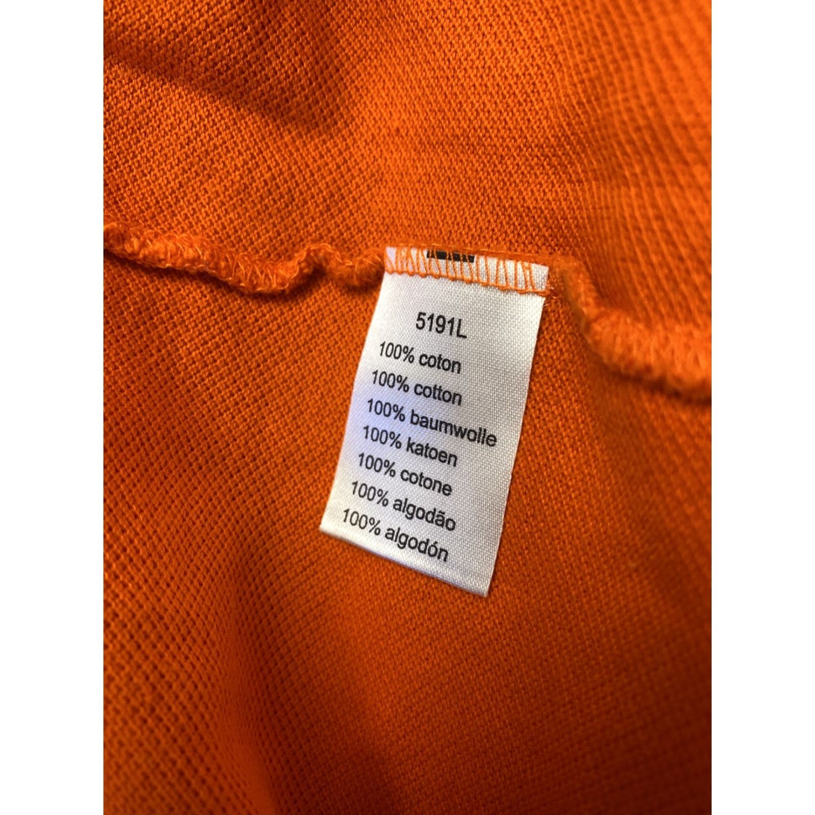 Lacoste LACOSTE Polo Shirt Orange Adult XL 6 Short Sleeve Logo Gator Classic Men’s 108-43 Size US XL / EU 56 / 4 - 8 Thumbnail