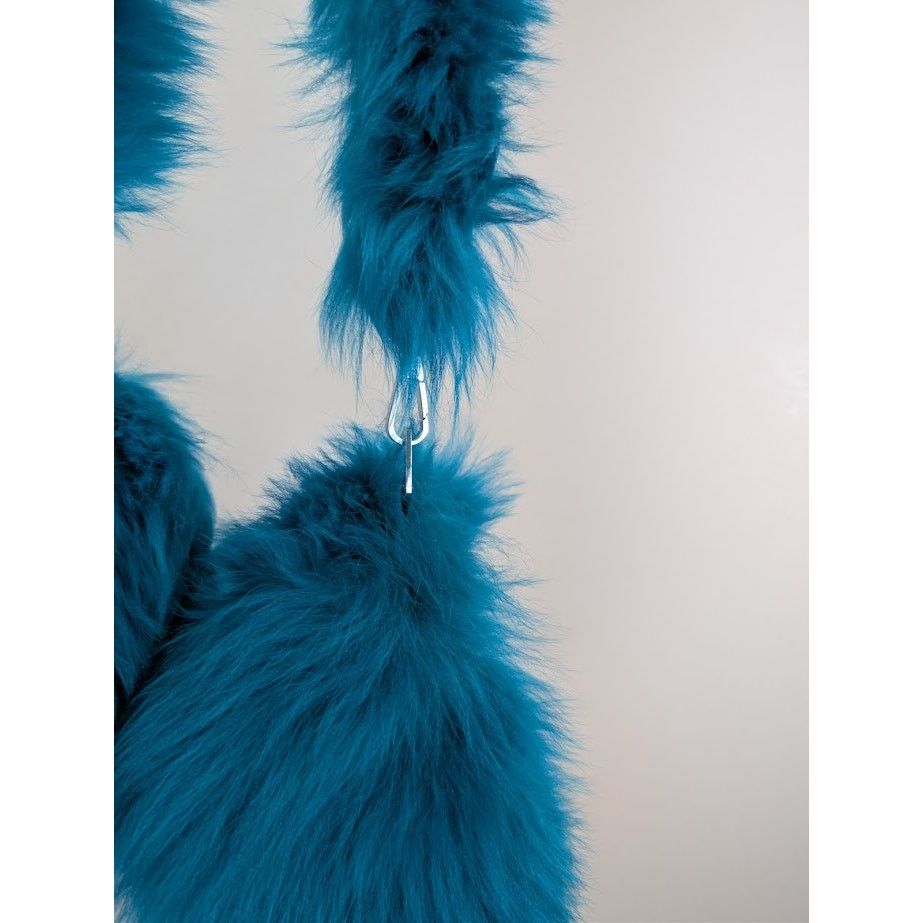 Bottega Veneta o1rshd1 Size: 8.5 / Toscana Shearling Gloves in Blue Size ONE SIZE - 5 Thumbnail