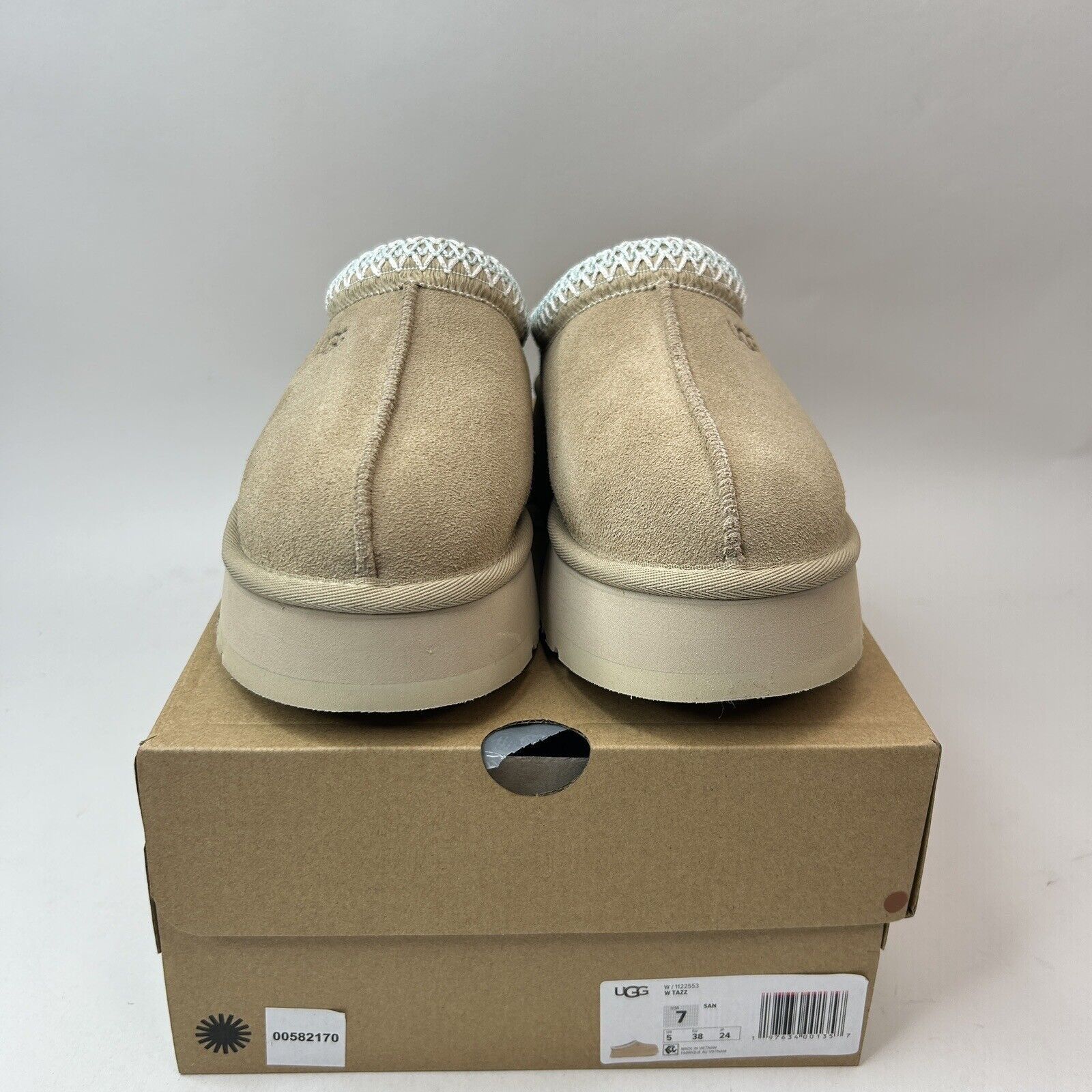 Ugg UGG Braid Tazz Platform Slippers “Mustard Seed” 2023 Size US 7 / IT 37 - 2 Thumbnail