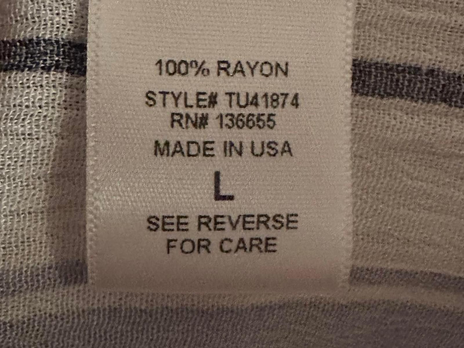 Other West Kei Women's Striped Tie-Front Blouse Size L / US 10 / IT 46 - 4 Thumbnail