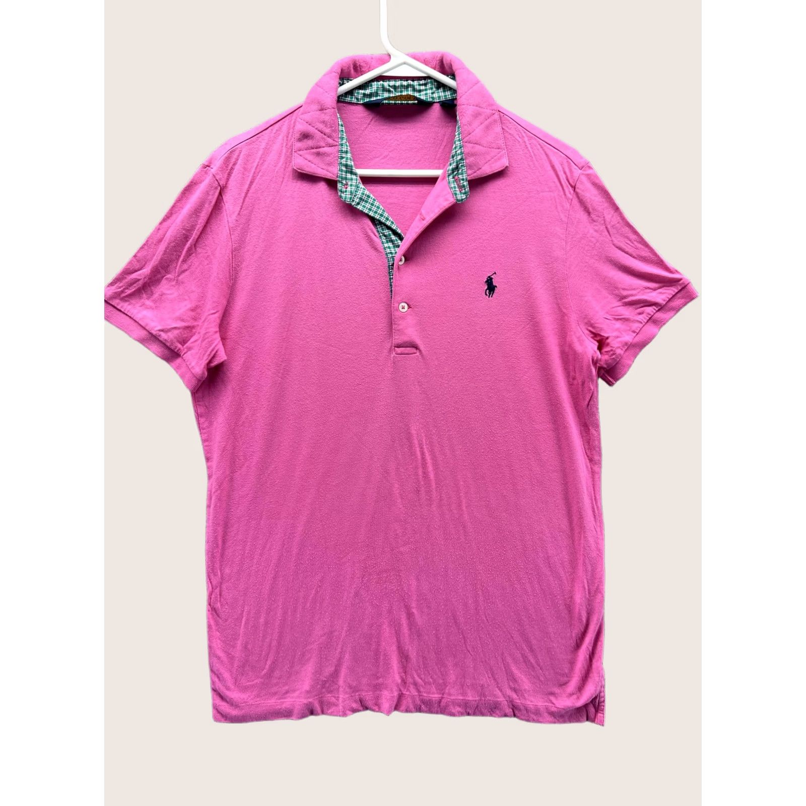 Polo Ralph Lauren Polo Golf Ralph Lauren Polo Shirt Men Medium Pink ProGolf Casual Vintage Lined Size US M / EU 48-50 / 2 - 1 Thumbnail