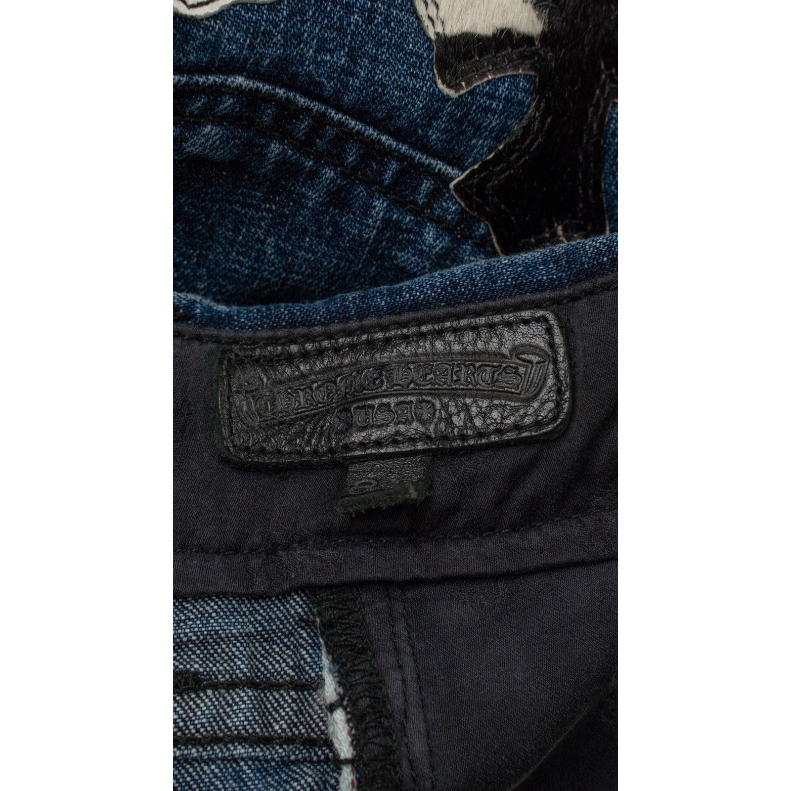 Chrome Hearts Kids Jeans With Pony Hair Size US 26 / EU 42 - 12 Thumbnail