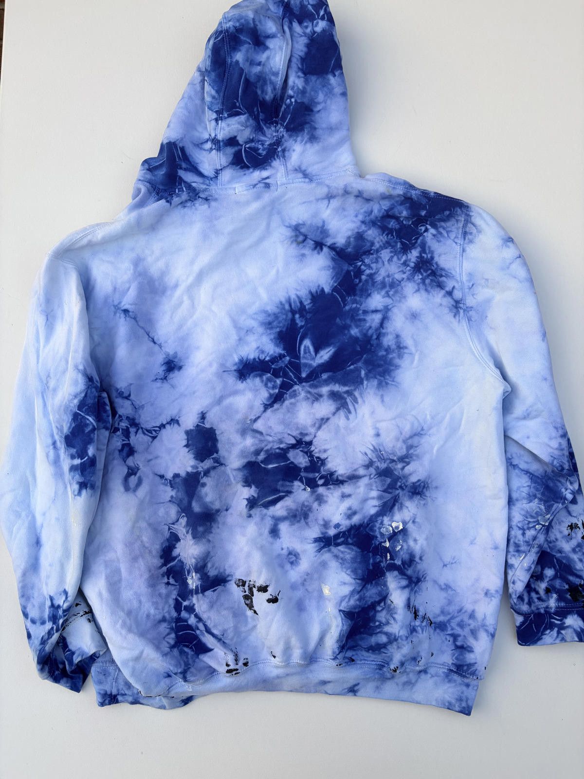 Rockstar Games Rockstar Blue Tie-Dye Paint Splatter Logo Hoodie (Size 3XL) Size US XXL / EU 58 / 5 - 2 Thumbnail