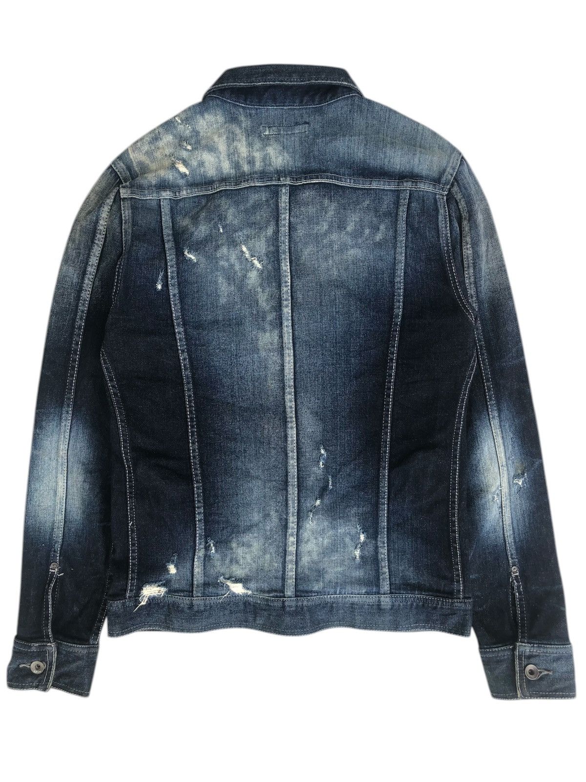 If Six Was Nine Japanese Fuga Distressed Denim Size US M / EU 48-50 / 2 - 2 Thumbnail