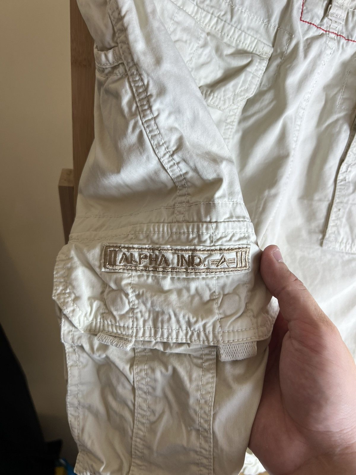 Alpha Industries Y2K Alpha Industries Military Cargo Shorts — Beige Utility Size US 36 / EU 52 - 13 Thumbnail