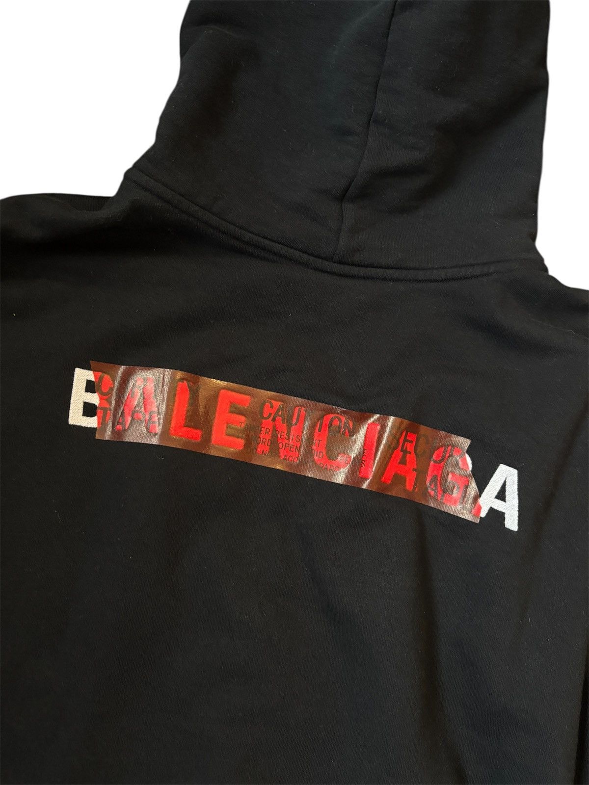 Balenciaga Balenciaga taped logo hoodie Size US L / EU 52-54 / 3 - 4 Thumbnail