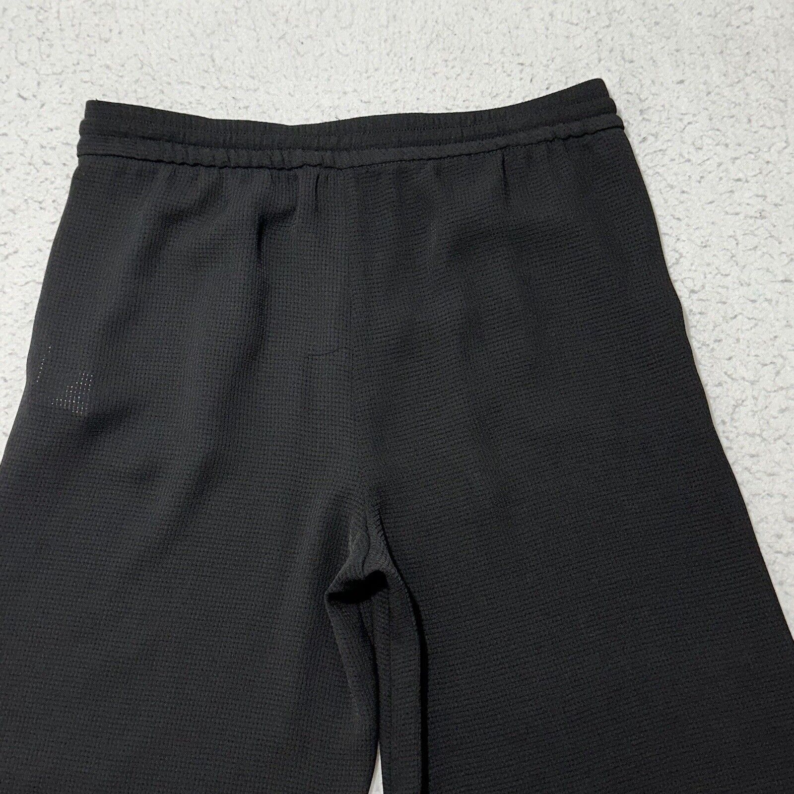 Zara Zara Small Wide Leg Capri Sweatpants Black Lightweight Pants Size 28" / US 6 / IT 42 - 7 Thumbnail