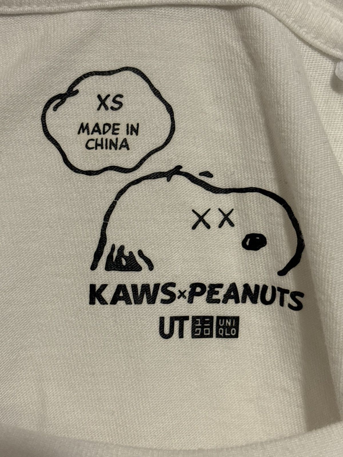 Kaws × Peanuts × Uniqlo Uniqlo X Kaws X Peanuts Woodstock White SS Pocket T-Shirt Size US XS / EU 42 / 0 - 7 Thumbnail