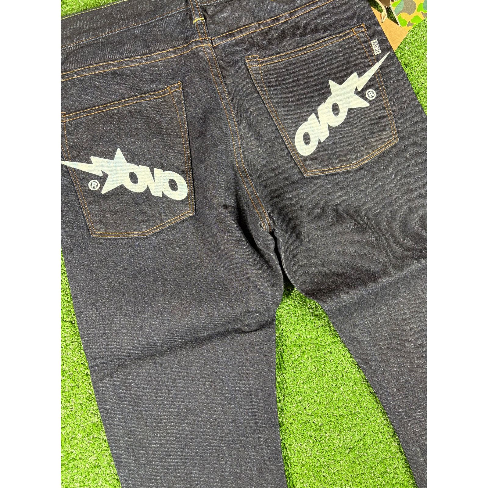Bape BAPE X OVO 2008 Type-05 Navy Denim Pants Size Medium Size US 32 / EU 48 - 2 Thumbnail