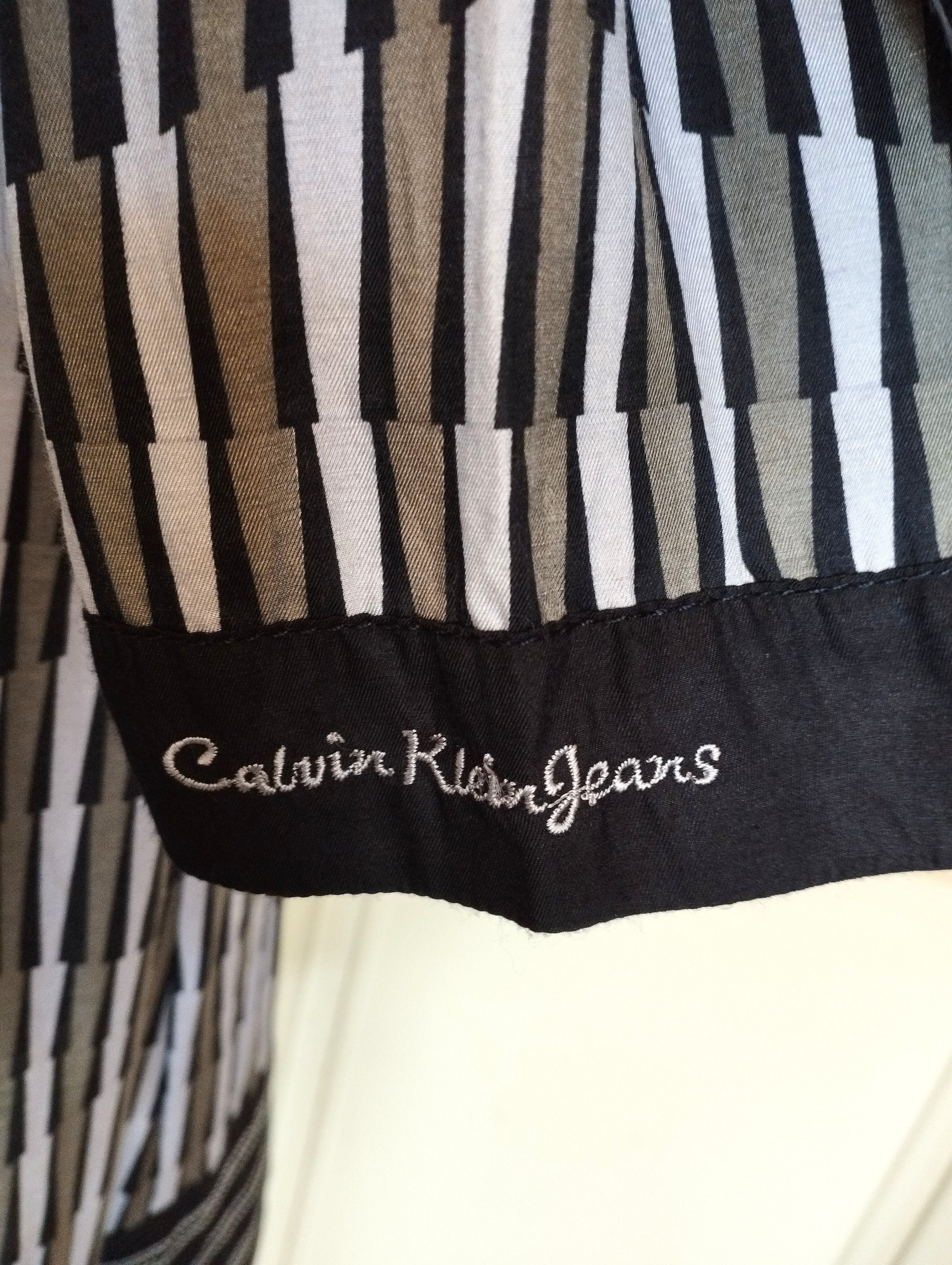 Calvin Klein Calvin Klein Robe Cocktail Soie Grand décolleté dos TS Size S / US 4 / IT 40 - 5 Thumbnail