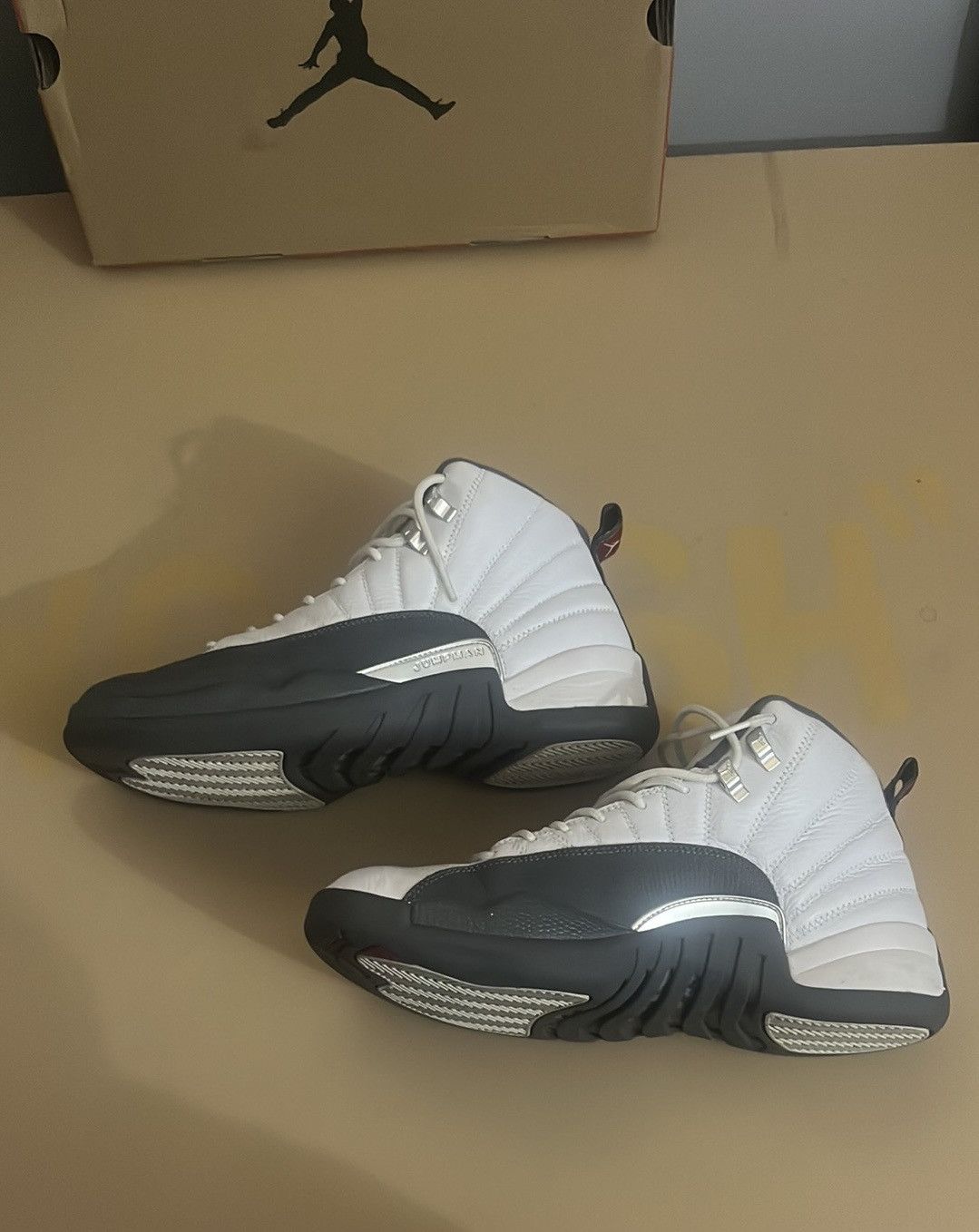 Jordan Brand Jordan 12 retro black white grey Size US 10.5 / EU 43-44 - 5 Thumbnail